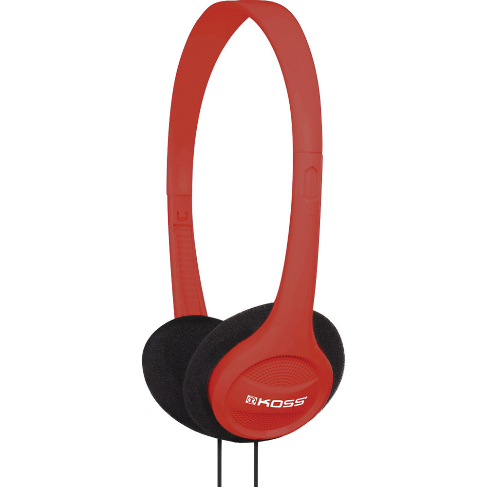 Koss KPH7 On-Ear Headphones (Red) 184987 B&H Photo Video