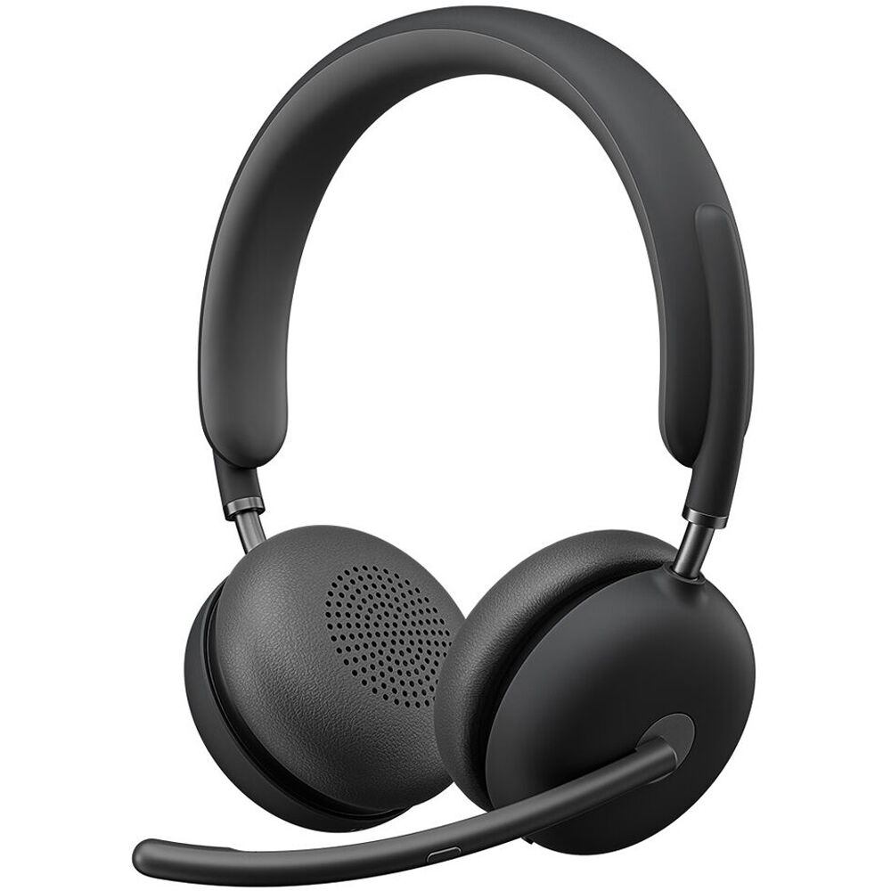 Cuffia Logitech Zone Wireless 2 Per Business – Cancellazione Del Rumore Adattiva, Bluetooth, Certificata Zoom E Google, Batteria 20 Ore