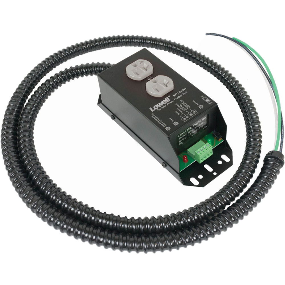 Lowell Manufacturing Remote Power Control - 20A, 1 RPC-20-SHW