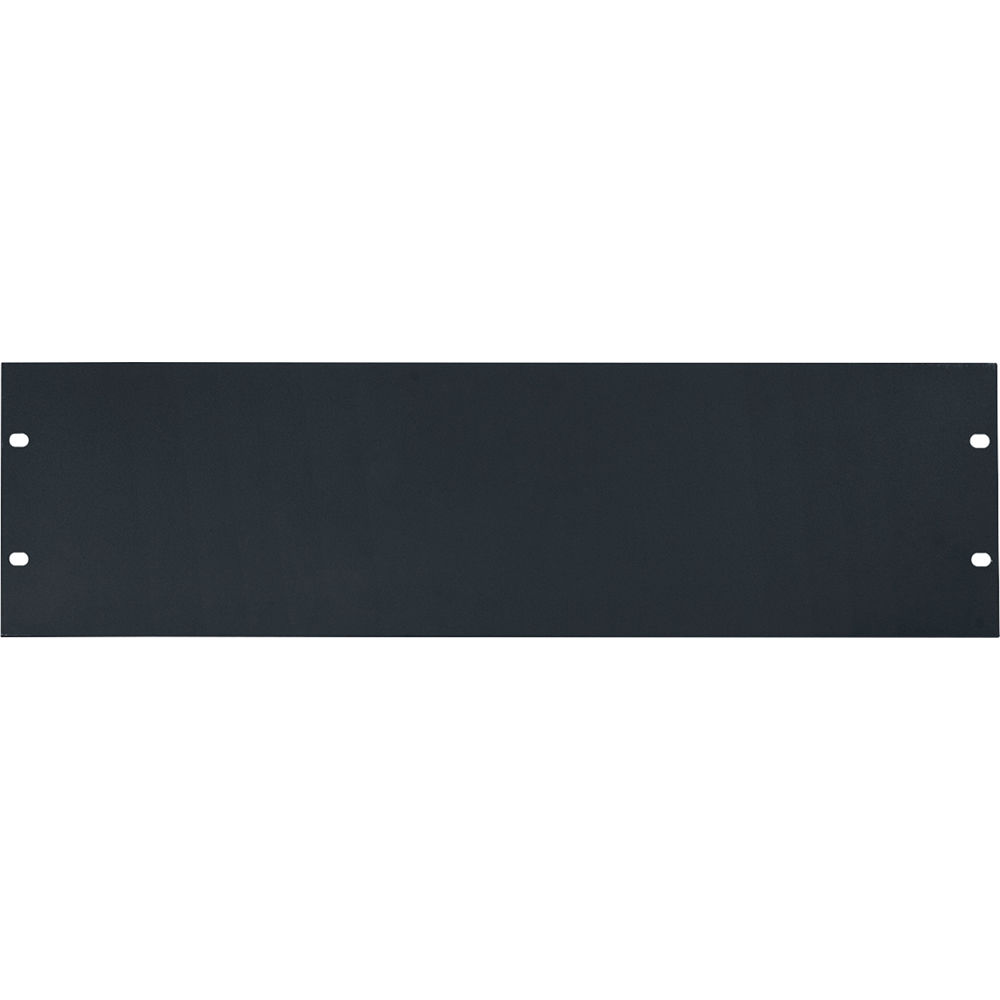 Lowell Manufacturing Rack Panel-Blank-3U, 14-Gauge Flat SEFP-3