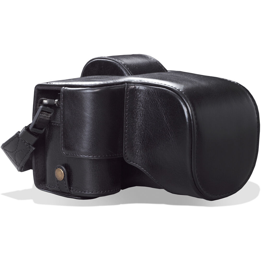 MegaGear Custodia In Ecopelle Per Canon PowerShot SX740 HS E SX730 HS – Tracolla Inclusa, Ever Ready