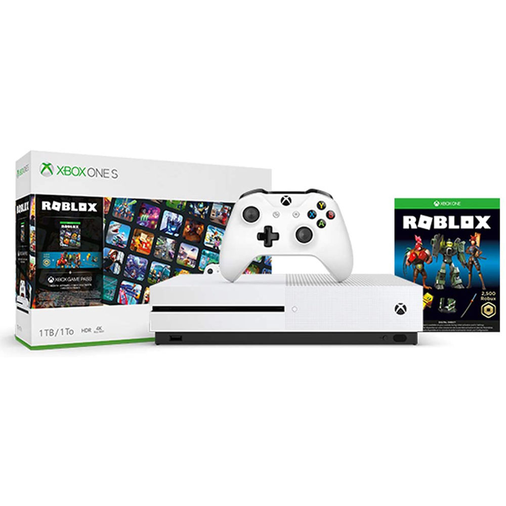 Microsoft Xbox One S Roblox Bundle 234 01214 B H Photo Video - golden gamer headset codes roblox how to get free robux no