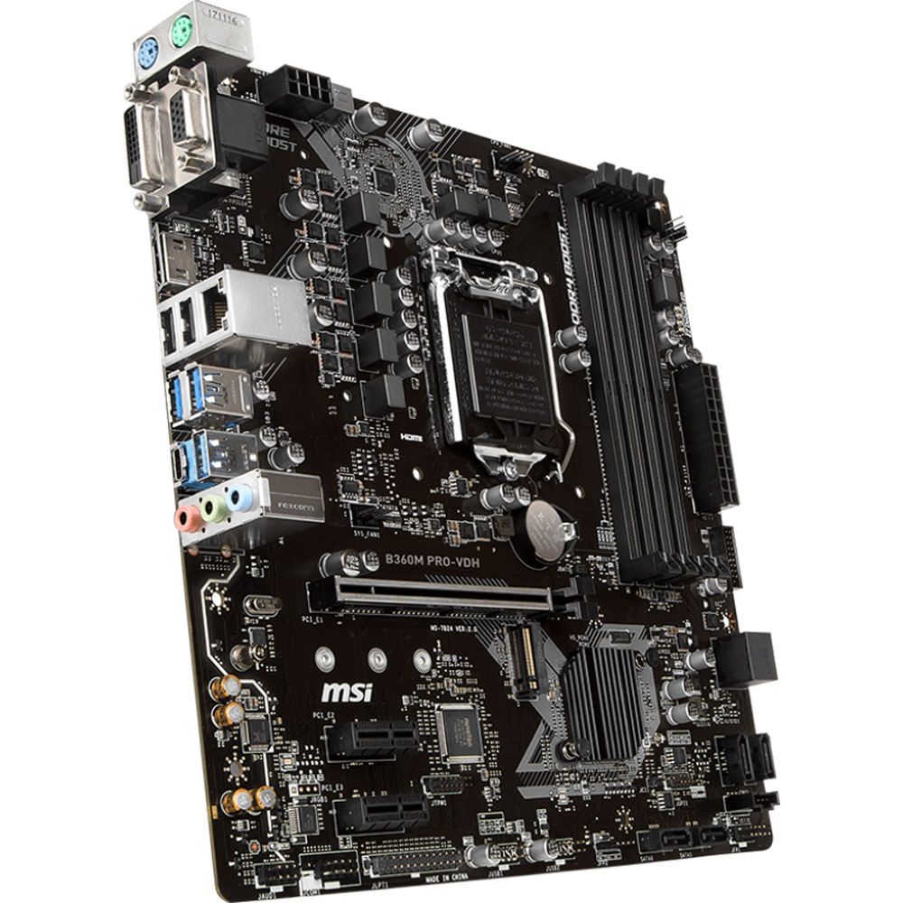 MSI B360M Pro VDH LGA 1151 Micro ATX Motherboard B360M PRO VDH