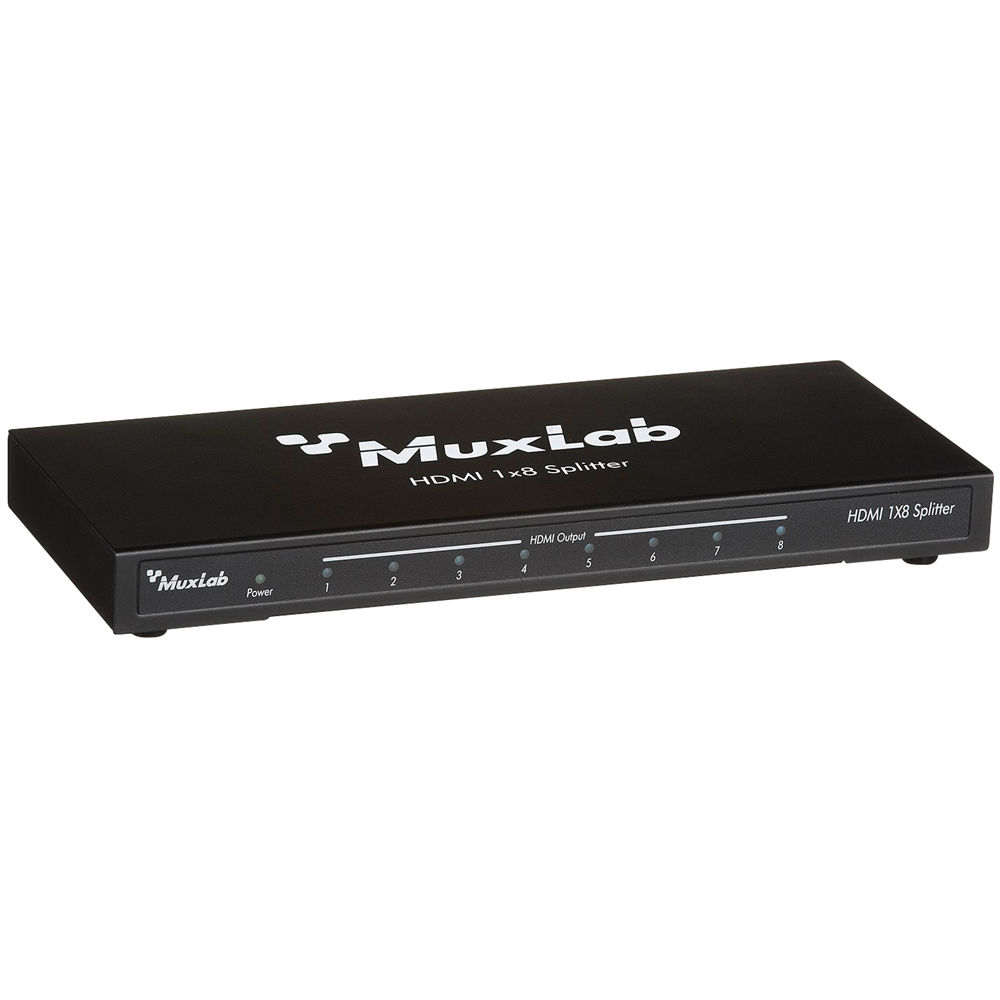 Muxlab Hdmi 1 X 8 Splitter B H Photo Video