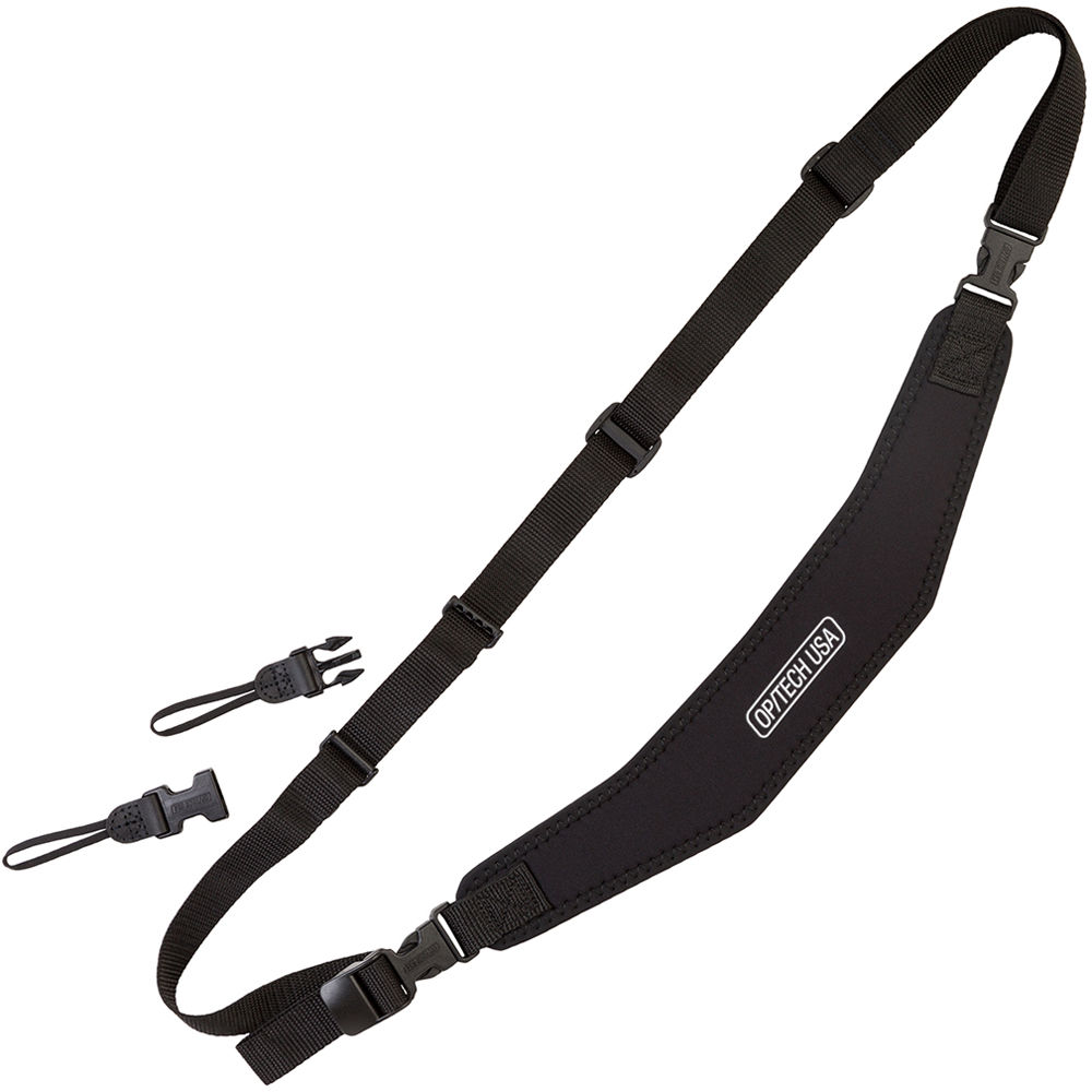 Op/Tech 1001092 Super Classic Strap 3/8" With Webbing, Black 1001092