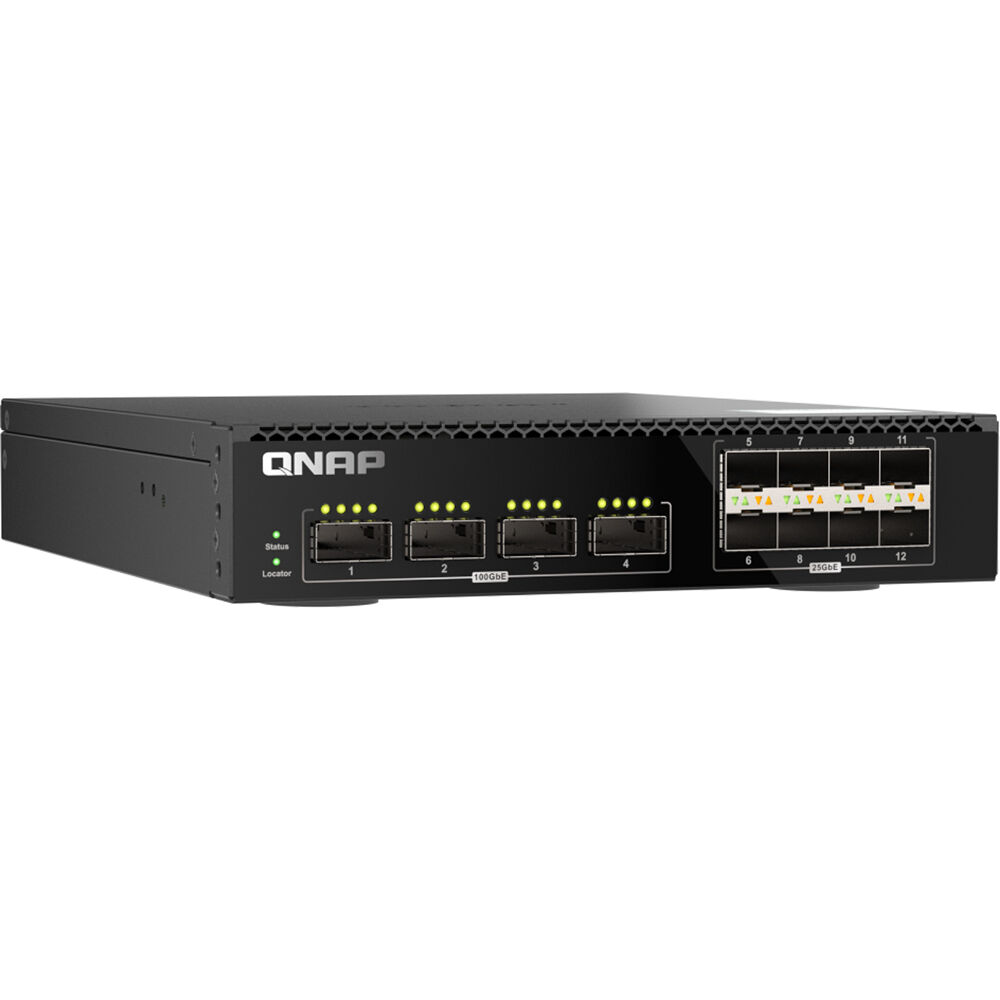 QNAP QSW-M7308R-4X 12-Port 100G QSFP28 / 25G QSW-M7308R-4X-US