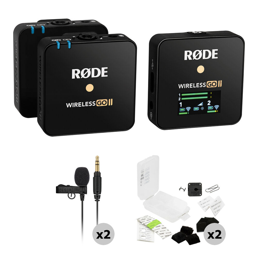 RODE Wireless GO II 2-Person Wireless Microphone System/Recorder