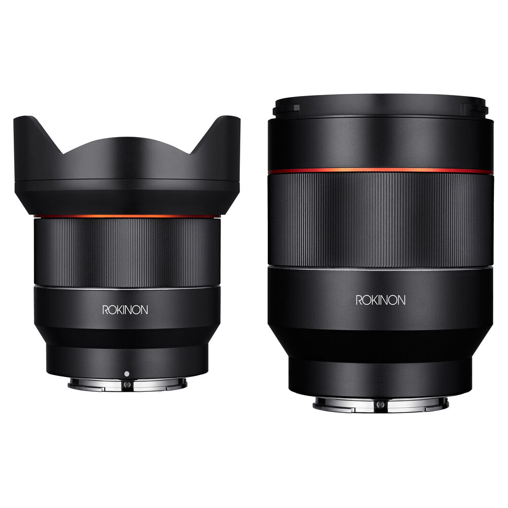 Rokinon AF 14mm F 2 8 And 50mm F 1 4 FE Lenses Kit For Sony E