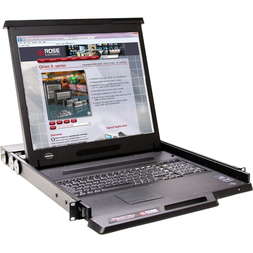Rose Electronics RackView KVM Rack 