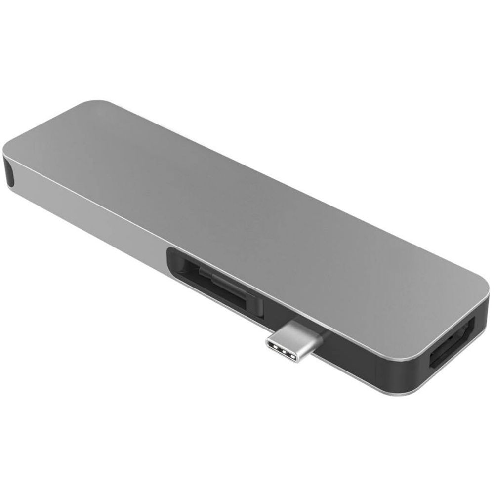 HYPER HyperDrive Solo 2 Port USB 3 1 Gen 1 Type A Hub GN21D GRAY