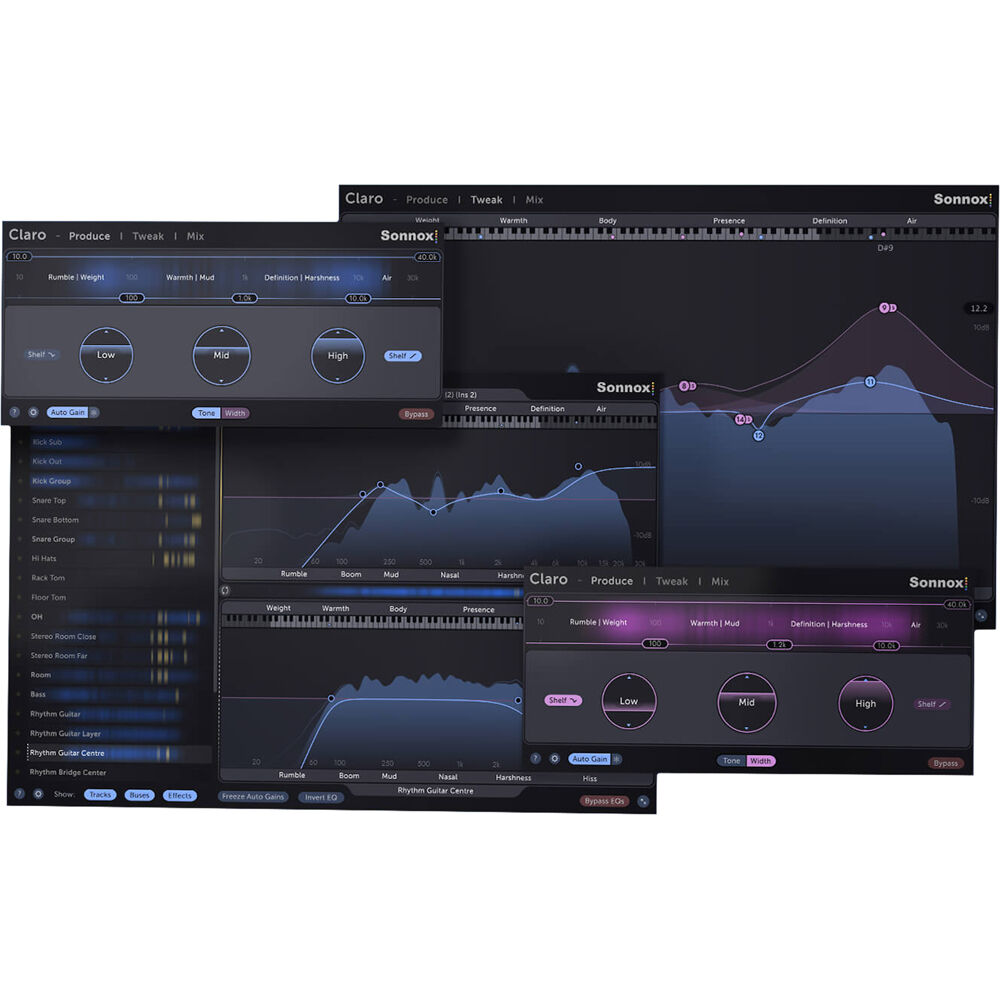 Sonnox Toolbox Claro Audio EQ Plug-In (Native AAX) NATCLARV1 B&H