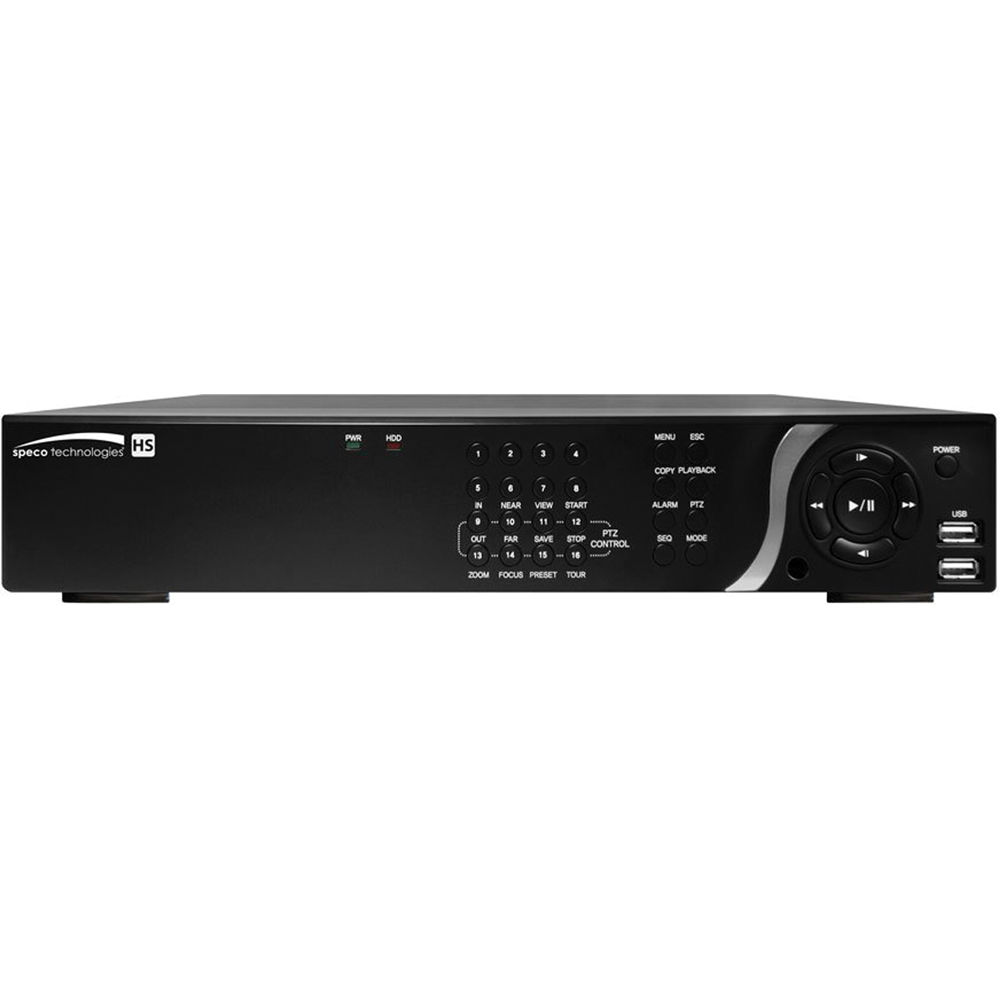 Speco Technologies HS Series 8 Channel 960H 1080p Hybrid D8HS3TB