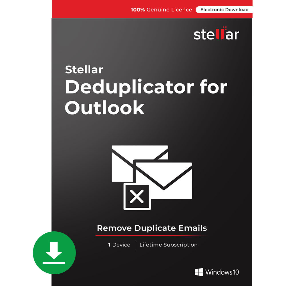 Stellar Deduplicator For Outlook SODRWV62018 B H Photo Video