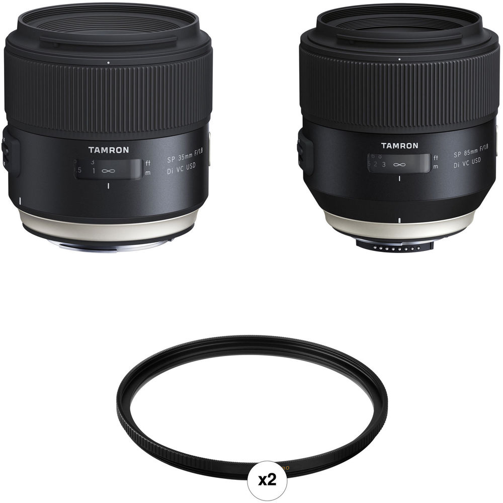 Tamron SP 35mm f/1.8 and 85mm f/1.8 Lens Kit for Nikon F B&H