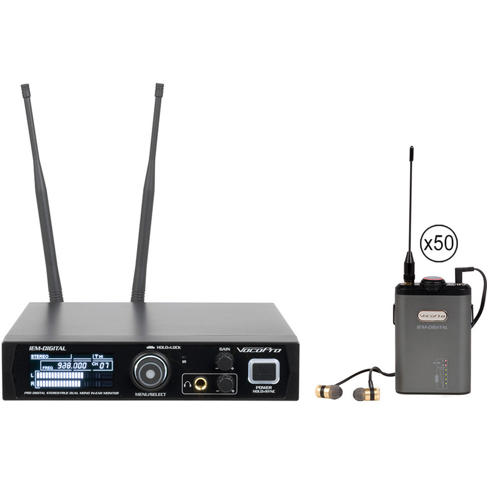 VocoPro IEM-Digital 50 Wireless Stereo 