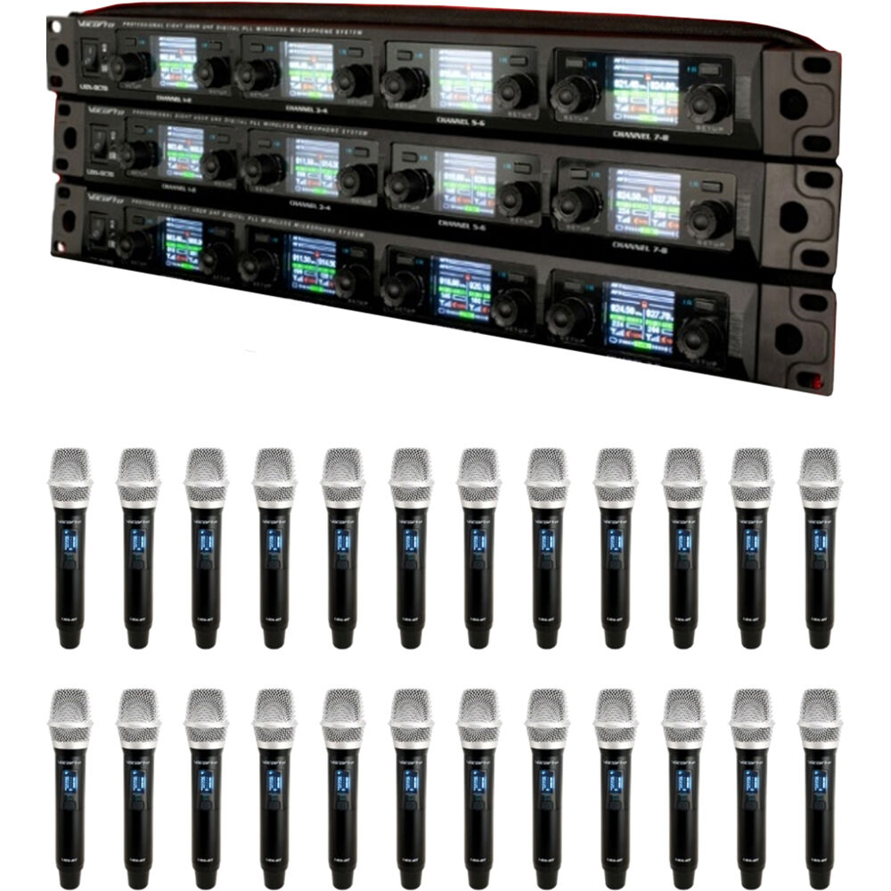 Vocopro Rack VocoPro 24 User PLL Professional Digital Wireless UDXACAPELLA24
