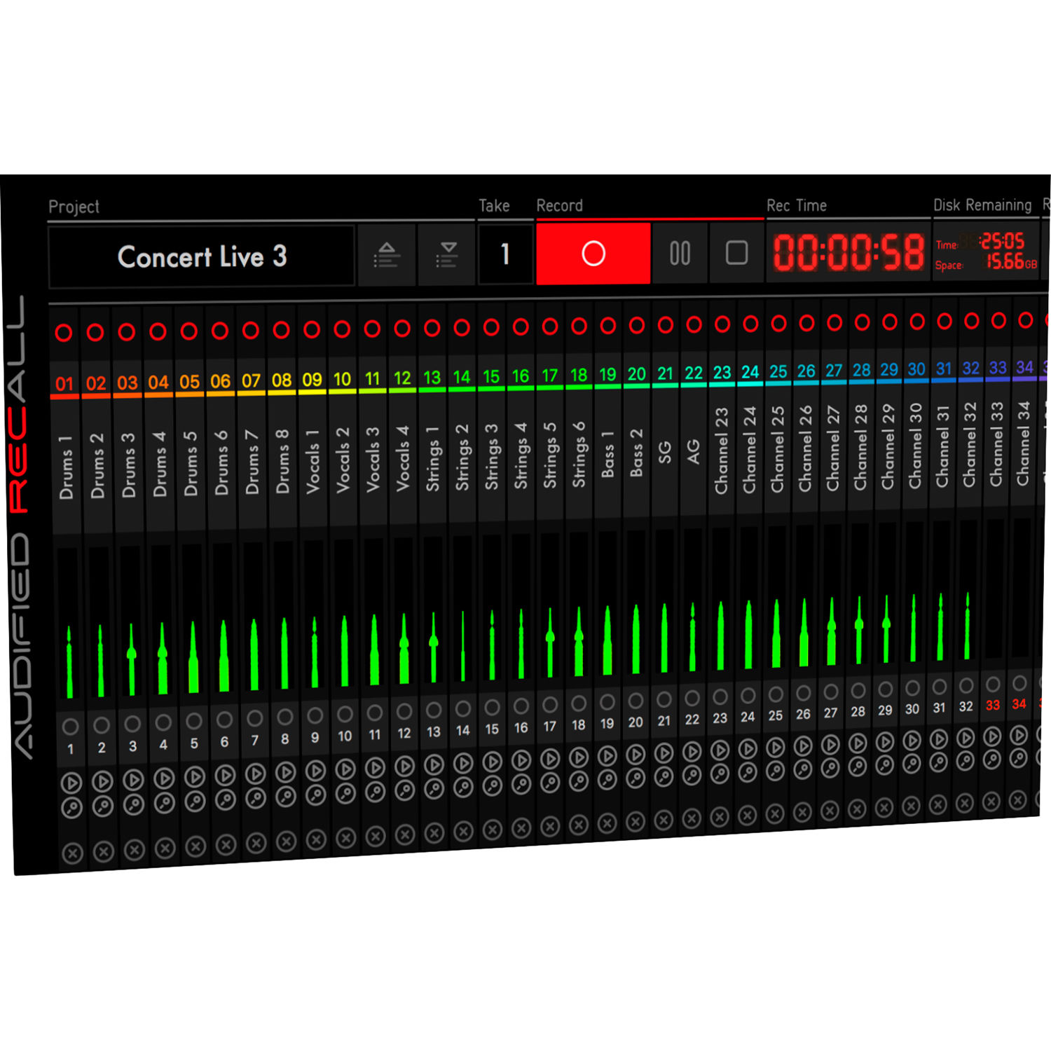 AUDIFIED RecAll Capture Software For Recording Live AUD REC1