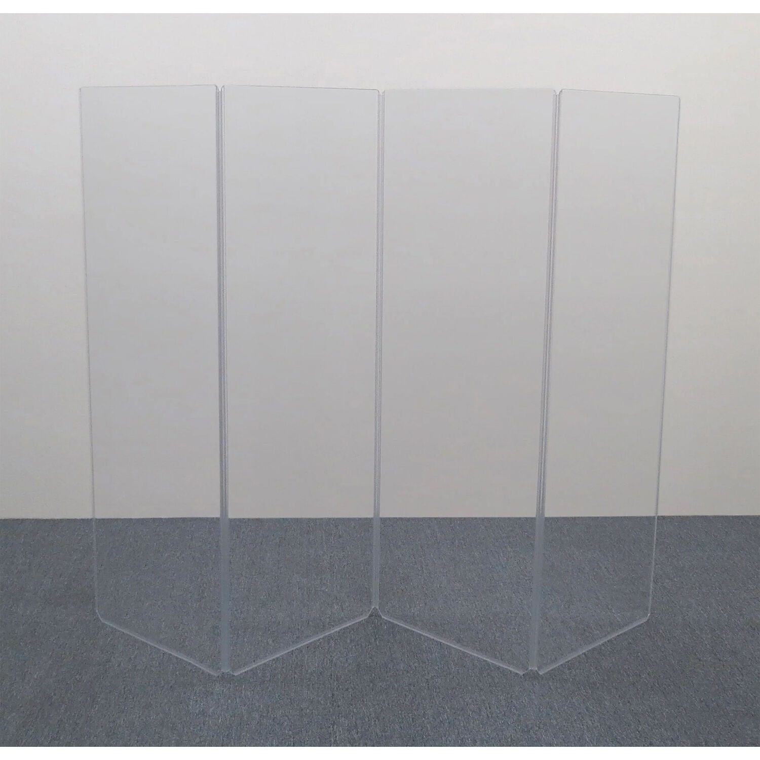 A2436x4 - 3 ft. Tall - 4-Panel Acrylic Amp Shield
