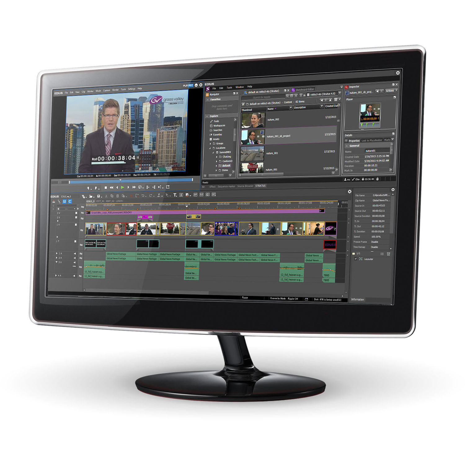 edius pro 8 features support video file