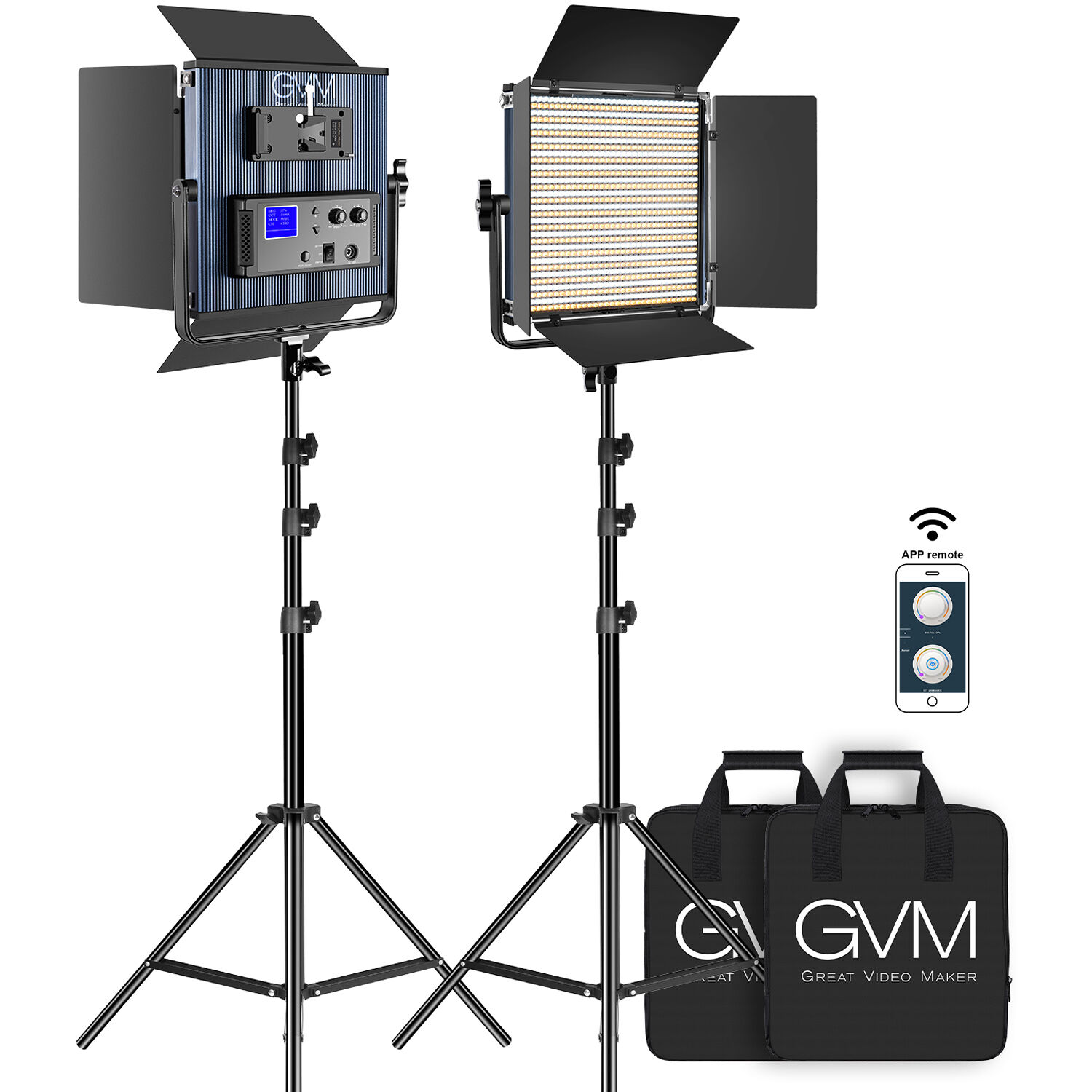Gvm Rgb 5s 7s Professional Video On Camera Video Light Gvmled