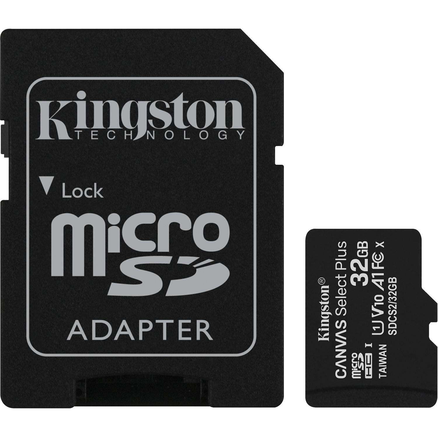 Kingston 32GB Canvas Select Plus UHS-I microSDHC SDCS2/32GB-3P1A