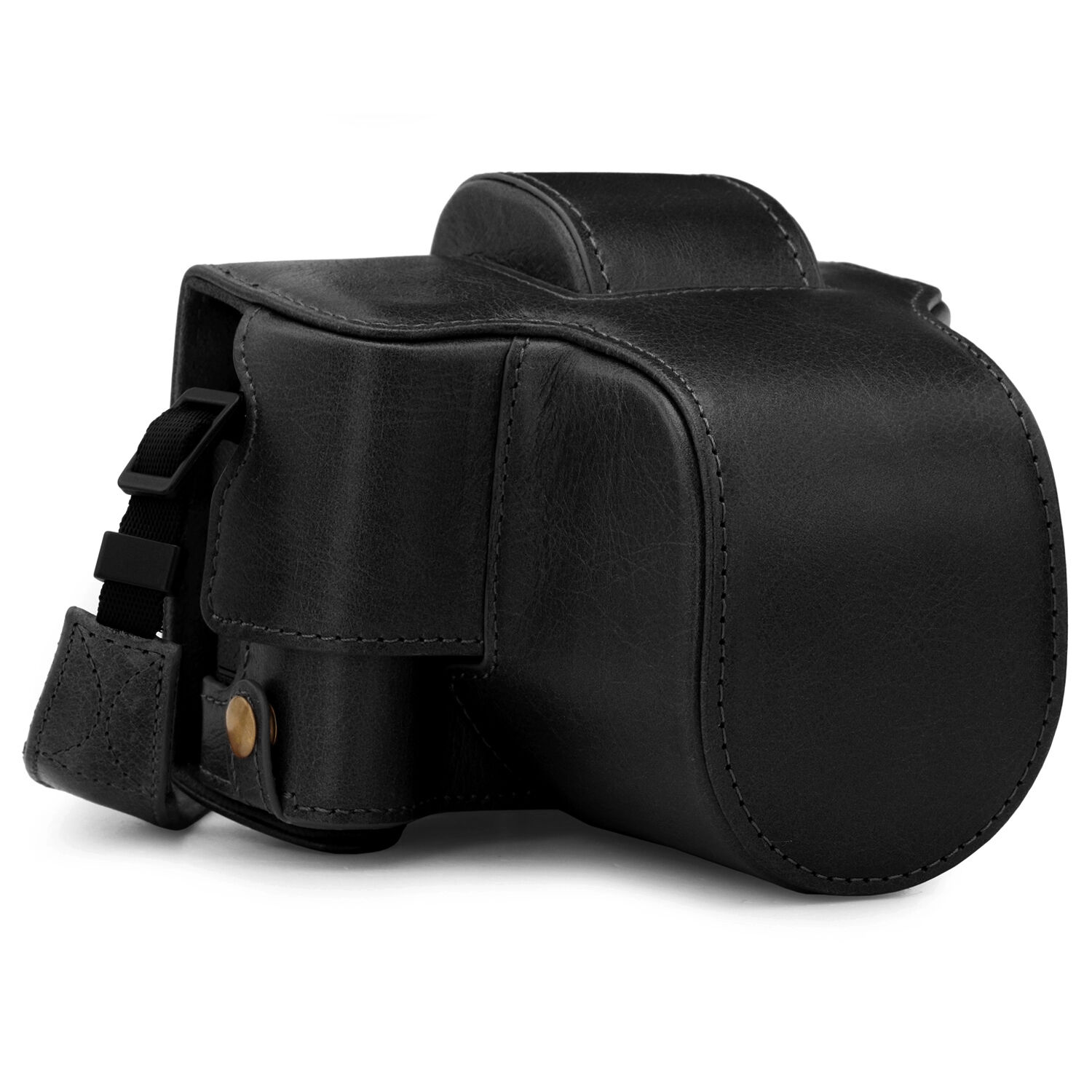 MegaGear Ever Ready Étui en cuir avec bandoulière pour appareil photo MegaGear Ever Ready Étui en cuir avec bandoulière pour appareil photo