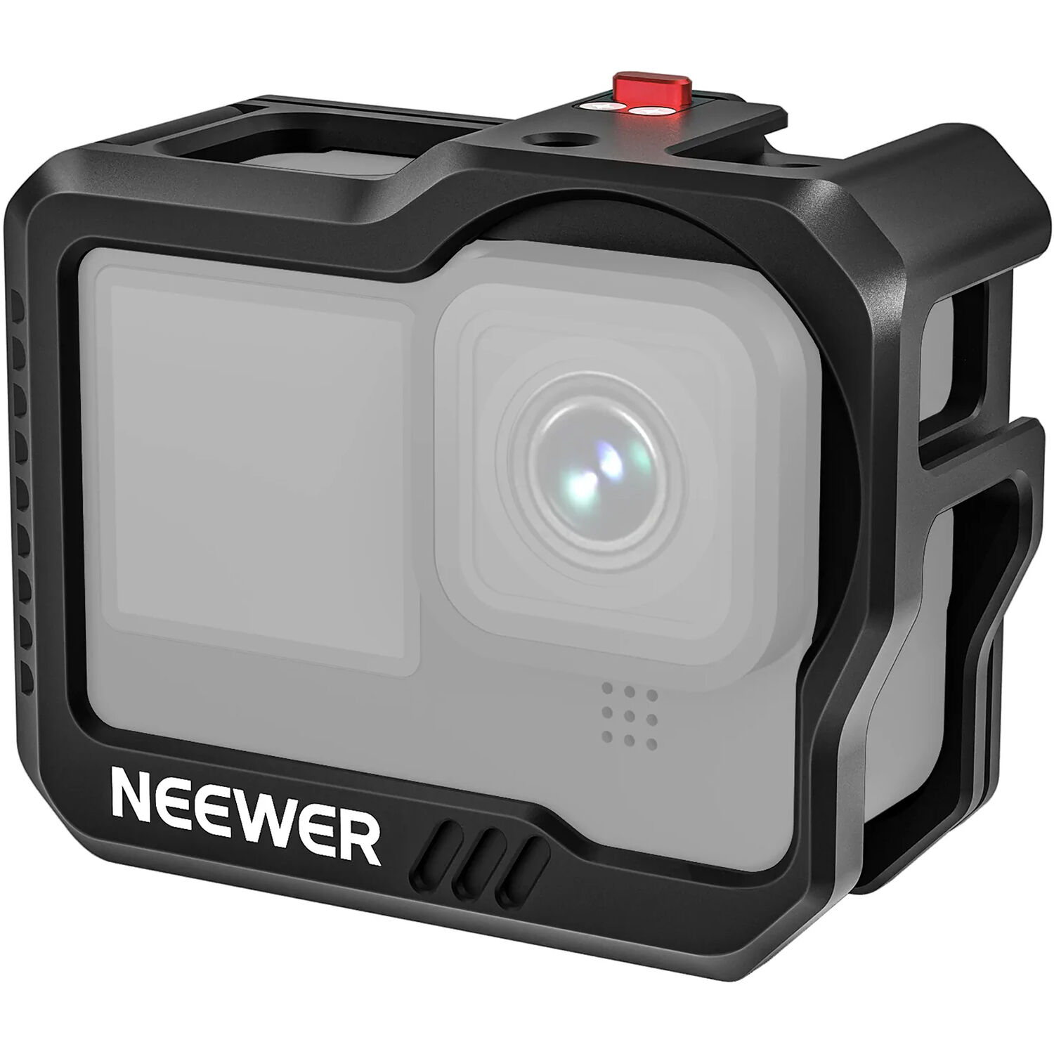 SMALLRIG Cage Per Insta360 X4, Custodia Protettiva In Alluminio Per Insta360 X4 Con Copriobiettivo In Silicone, Slitta Fredda Incorporata E Foro Filettato Antideflessione Da 1/4"-20-4278 - 4