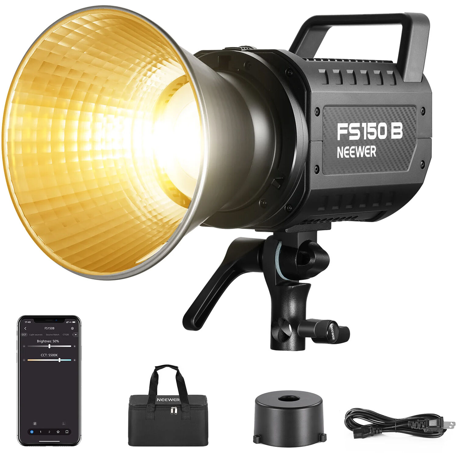 Neewer FS150B Bi-Color LED Monolight 66603274 B&H Photo Video