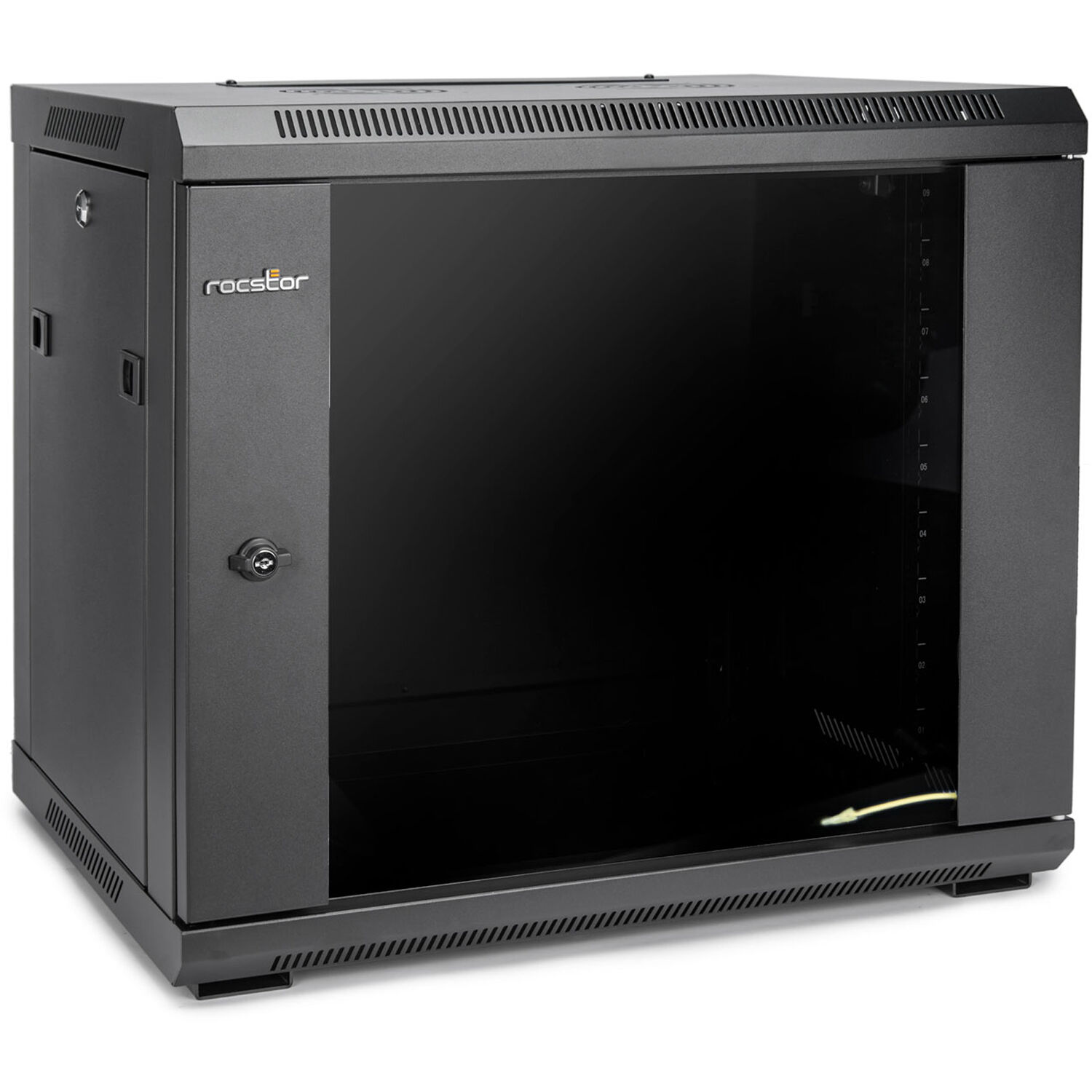 910 Inch Rack Rocstor Solidrack 9U Rack Enclosure (Black) Y10E002-B1 B&H Photo