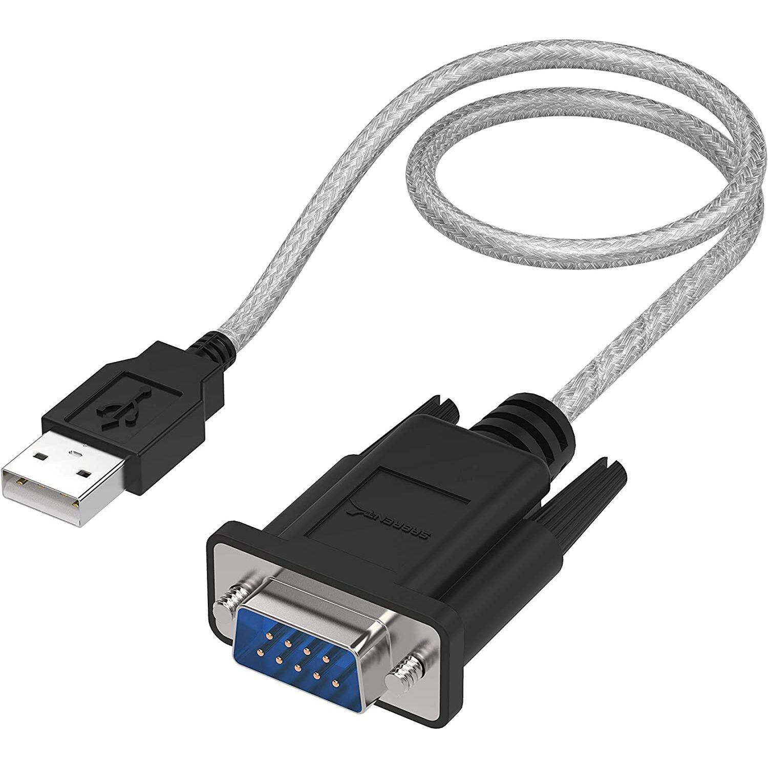 Cable USB A RS232 Serie 1.8M - Adaptador DB9 Macho Con Chipset PL2303 | Para Routers, Impresoras, Windows 11/10/8/7