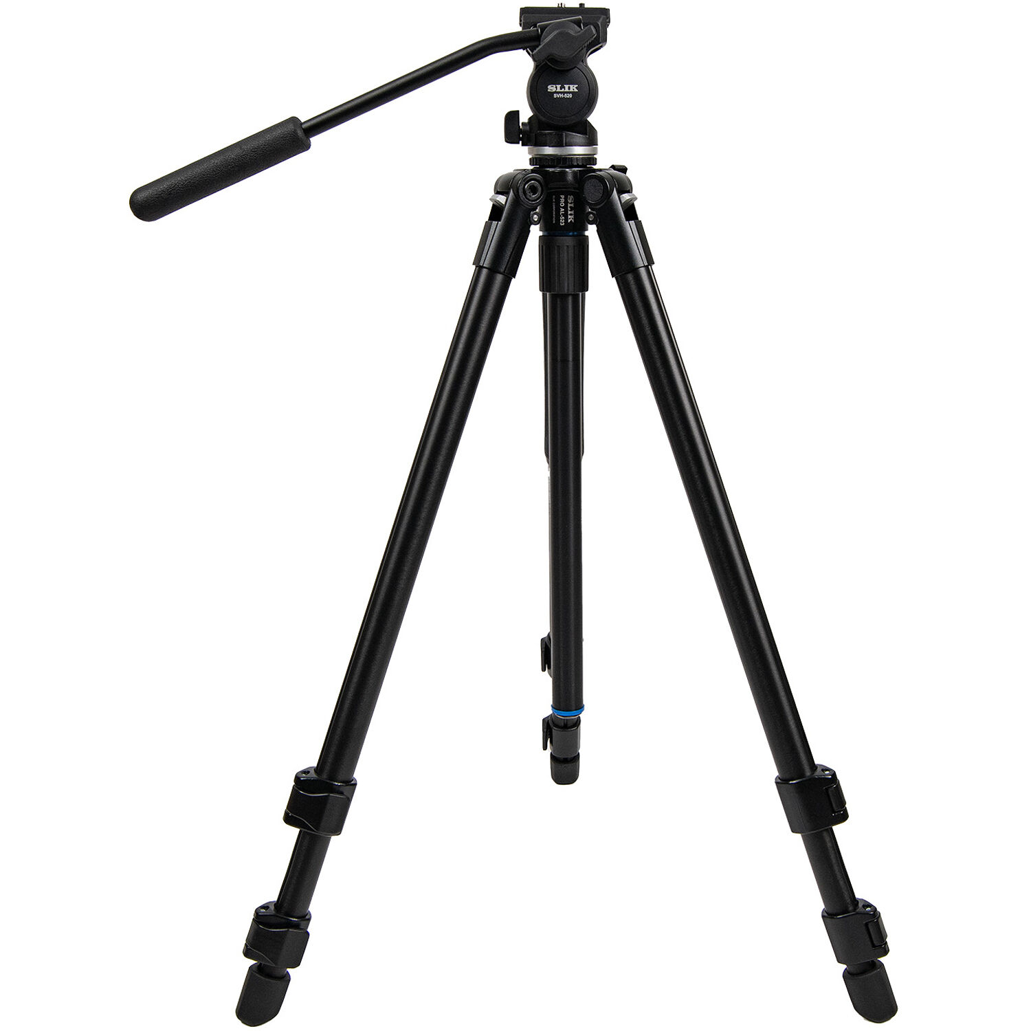 SLIK Pro AL-523 Aluminum Tripod Legs - Lightweight 3.8lb Support For 13.2lb Gear