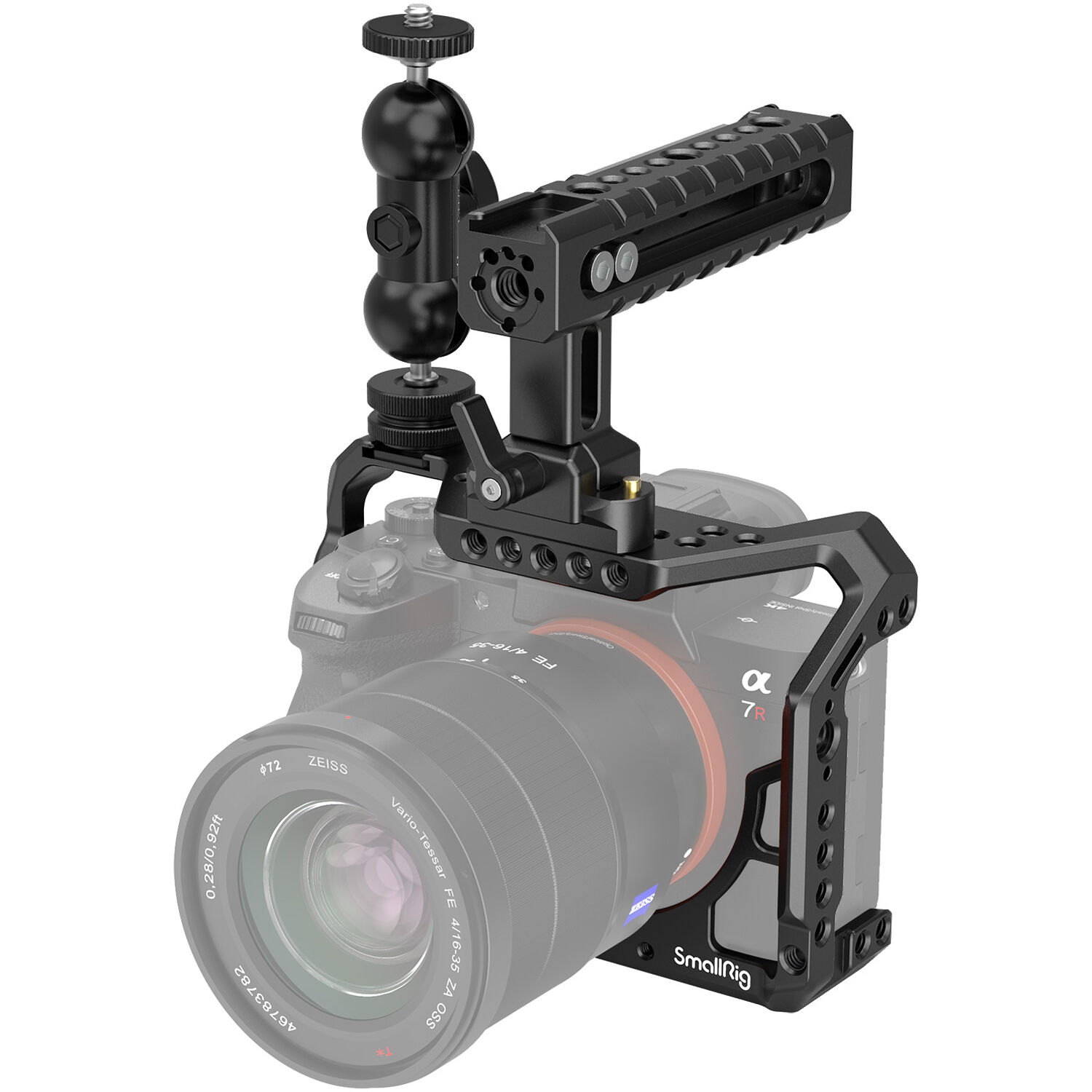 SmallRig Camera Cage Kit With Top Handle Articulating Arm