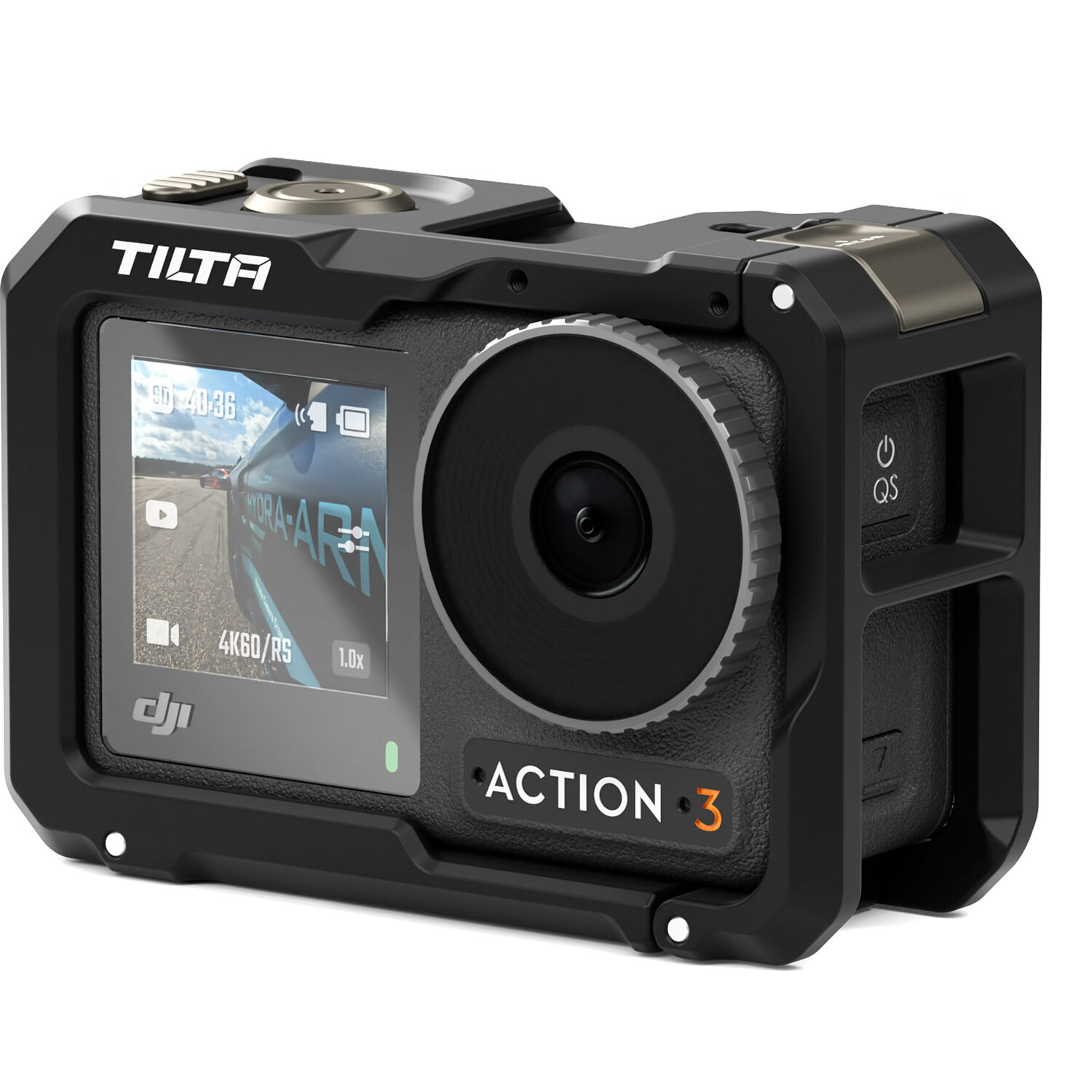 Tilta Kamerakäfig für DJI Osmo Action 5 Pro Base Kit Titangrau
