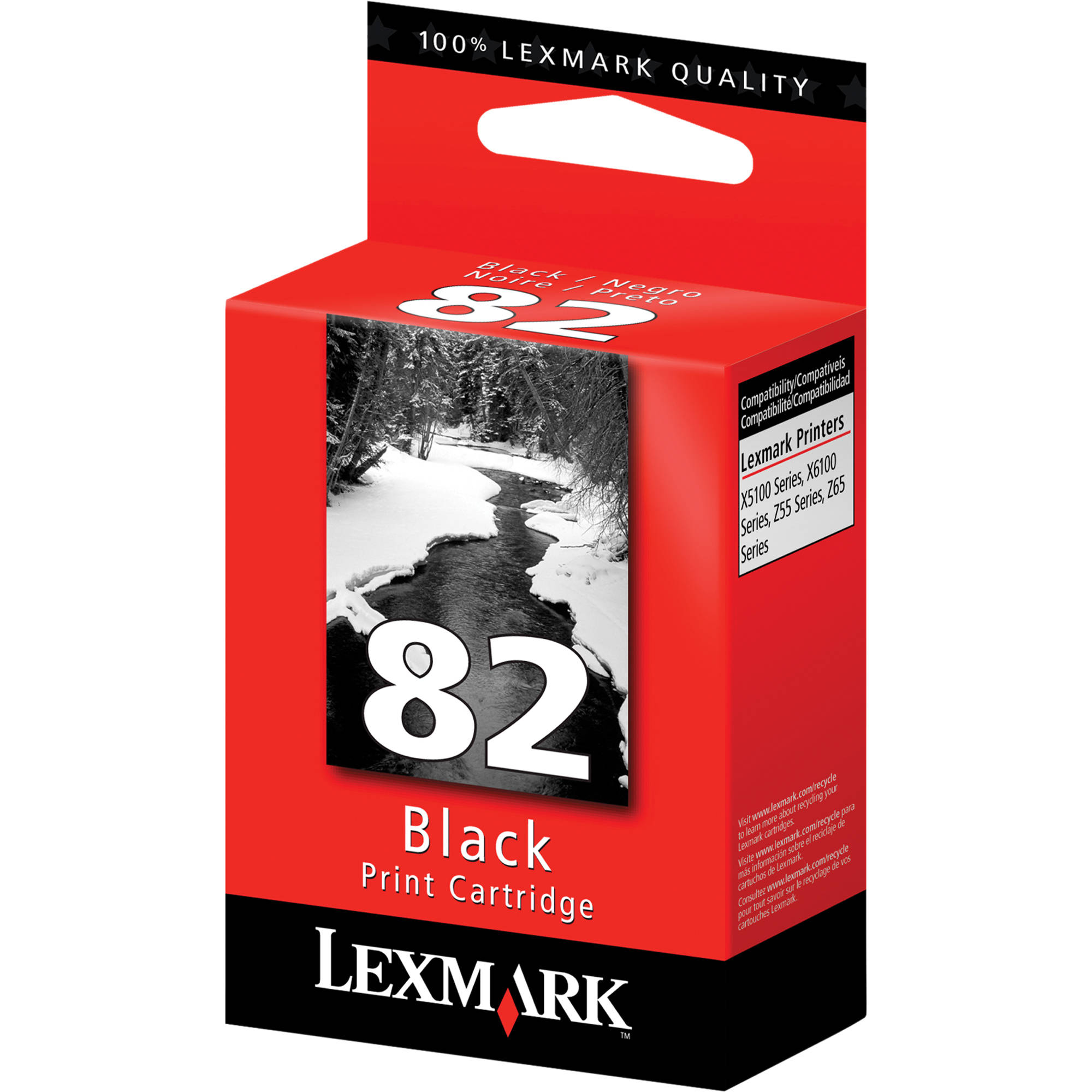 Lexmark 18L0032 #82 Black Ink Cartridge 18L0032 B&H Photo Video