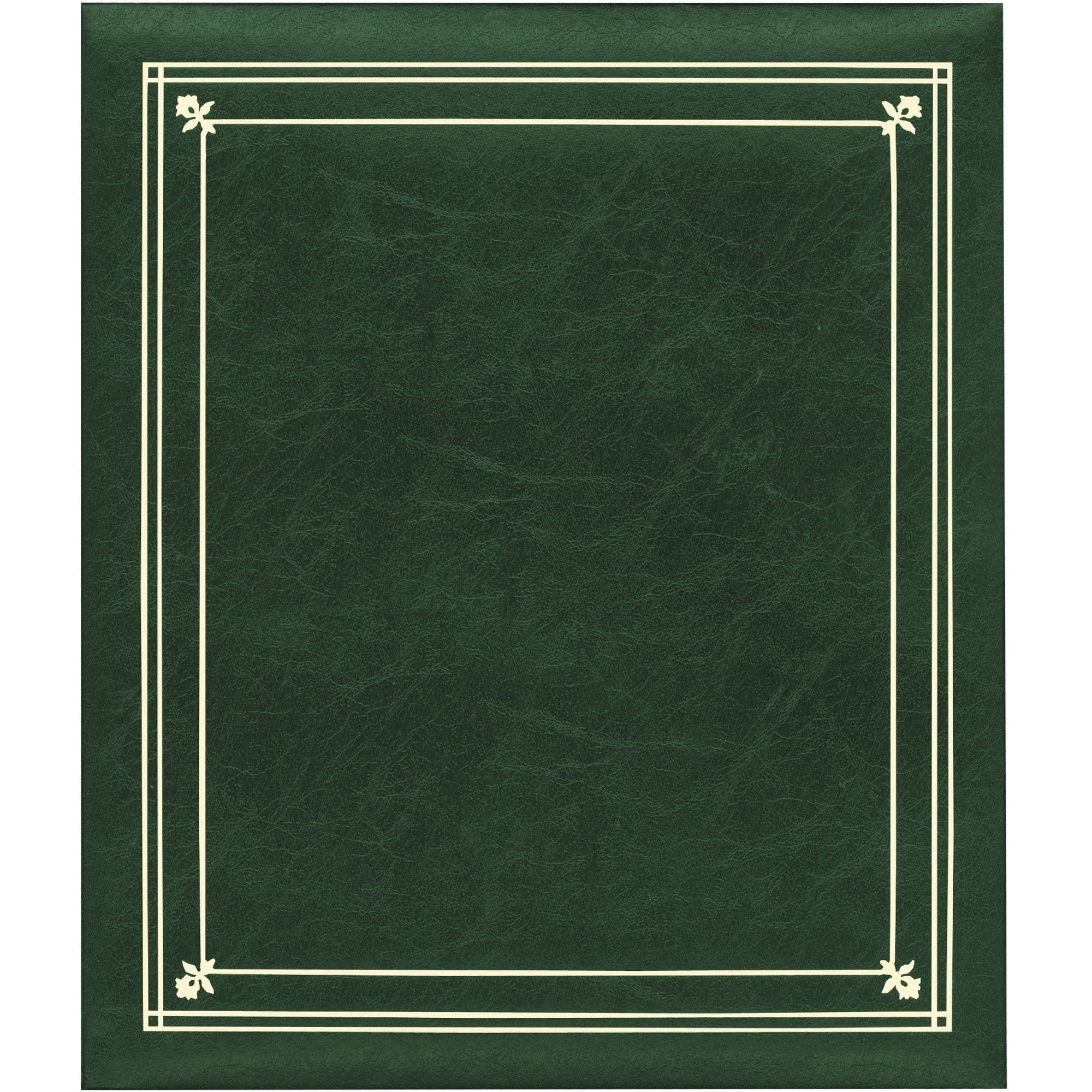Pioneer DA-57CBF 5x7 Mini Fabric Photo Album Deep Black Slip-In Pages