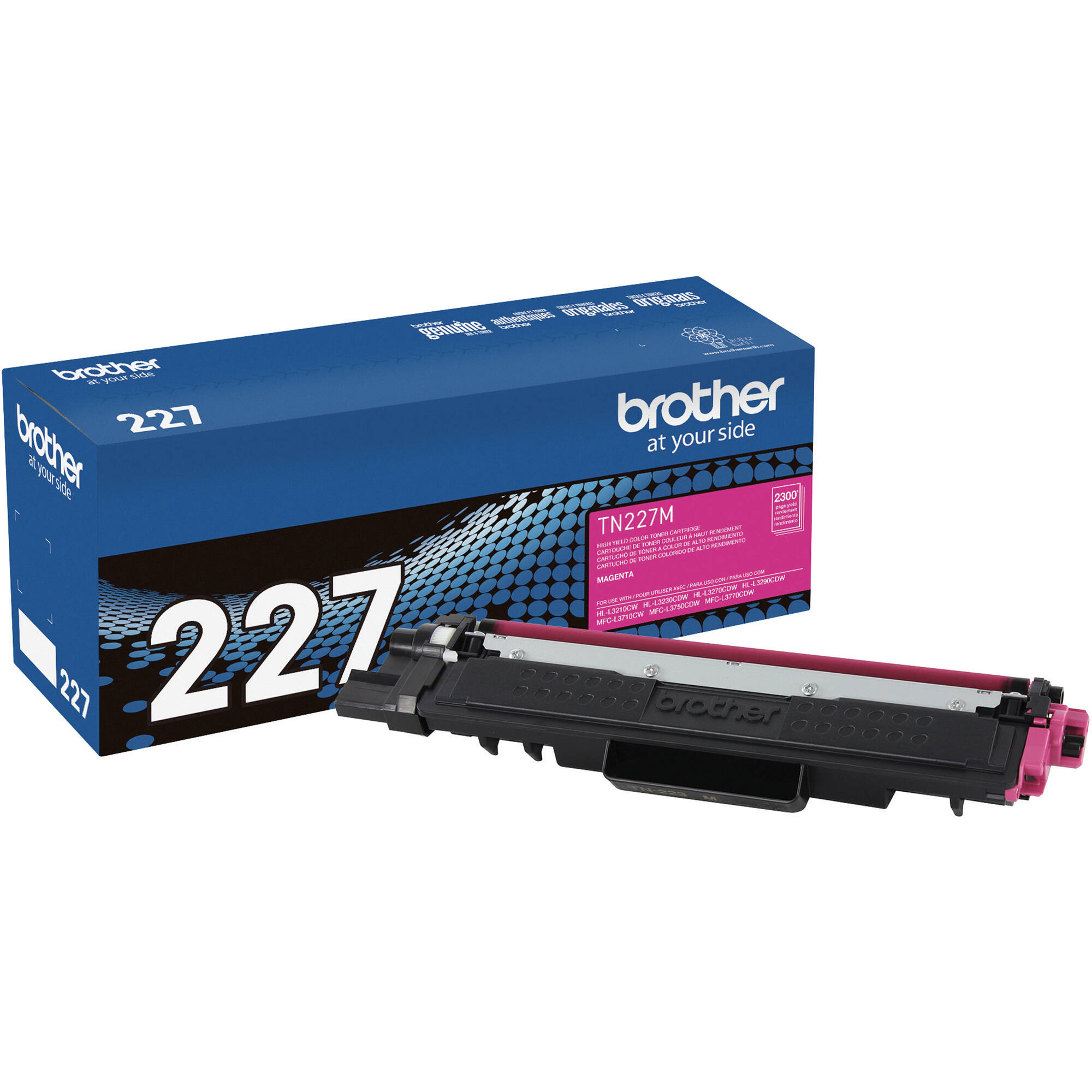 Brother TN227M High-Yield Toner Cartridge (Magenta) TN227M B&H