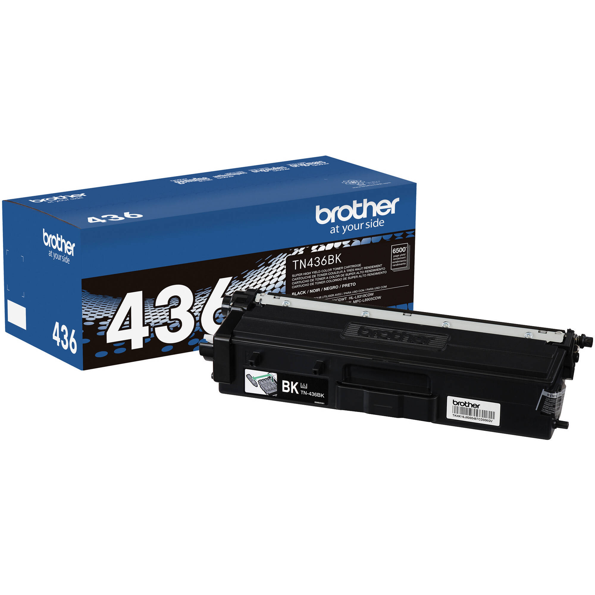 Brother TN436BK Black Super HighYield Toner Cartridge TN436BK