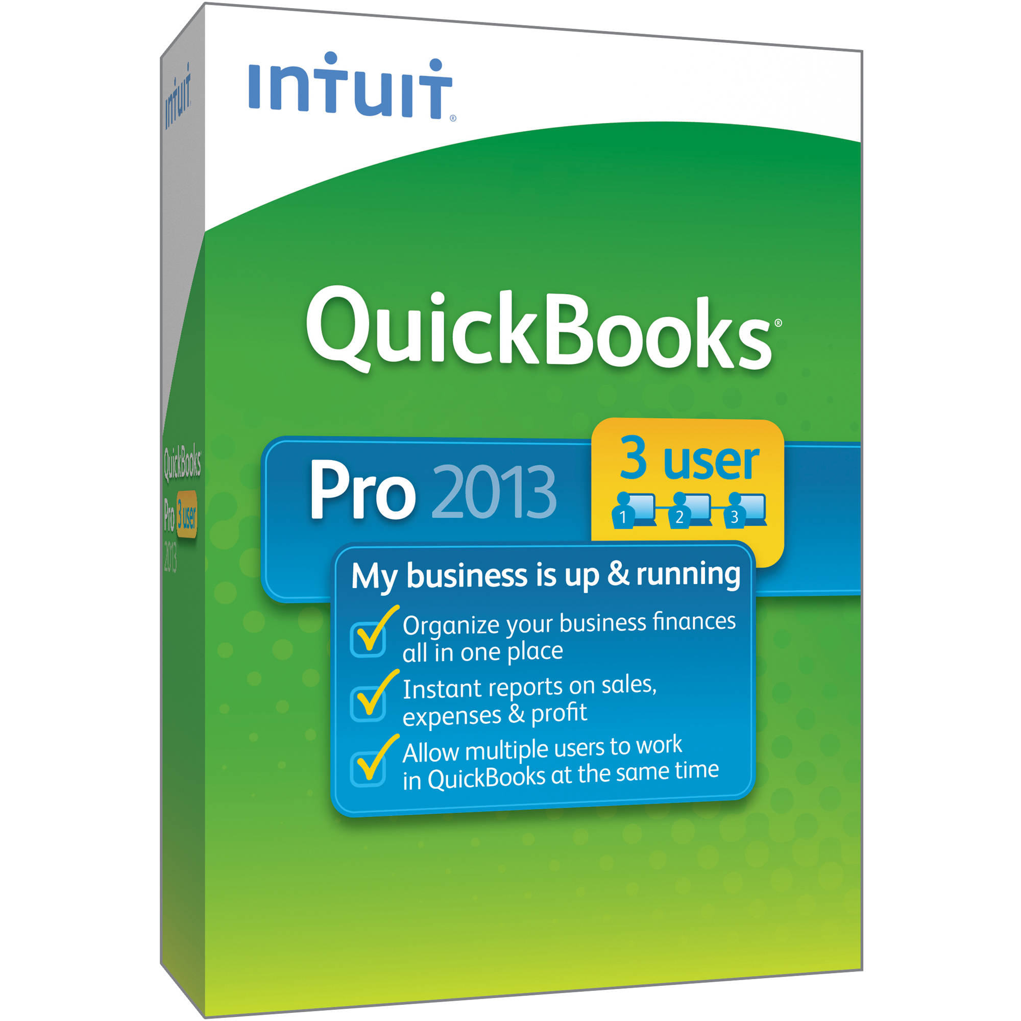 Intuit QuickBooks Pro 2013 (3 User Licenses) 419241 B&H Photo