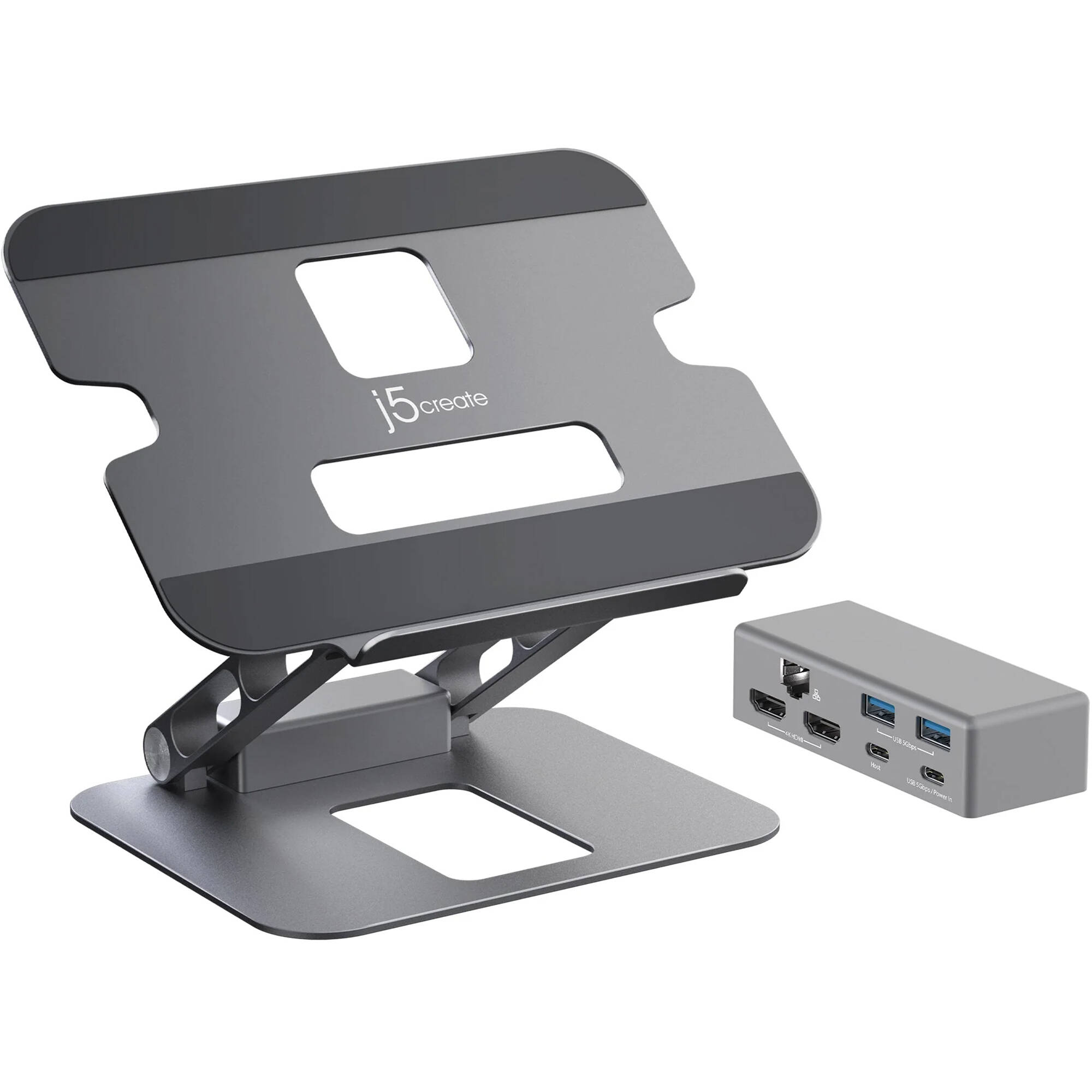 j5create Multi-Angle Dual HDMI Docking Stand JTS427 B&H Photo
