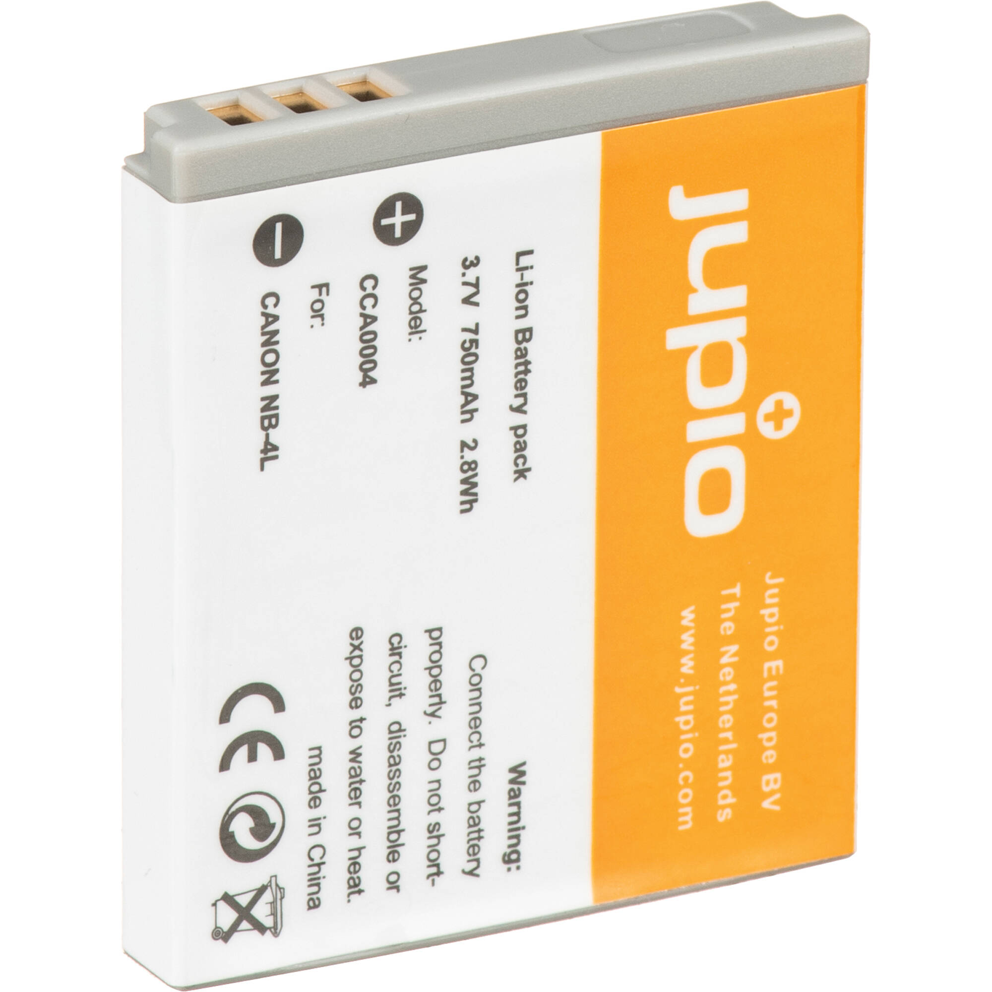 Jupio NB4L LithiumIon Battery Pack (3.7V, 700mAh) CCA0004 B&H