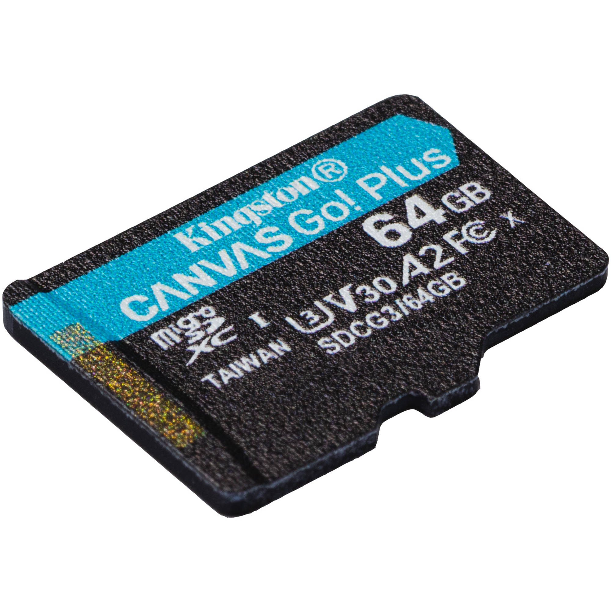 Kingston 64GB Canvas Go Plus SD Card - 170MB/s Read, UHS-I, V30 For 4K Video & Photography