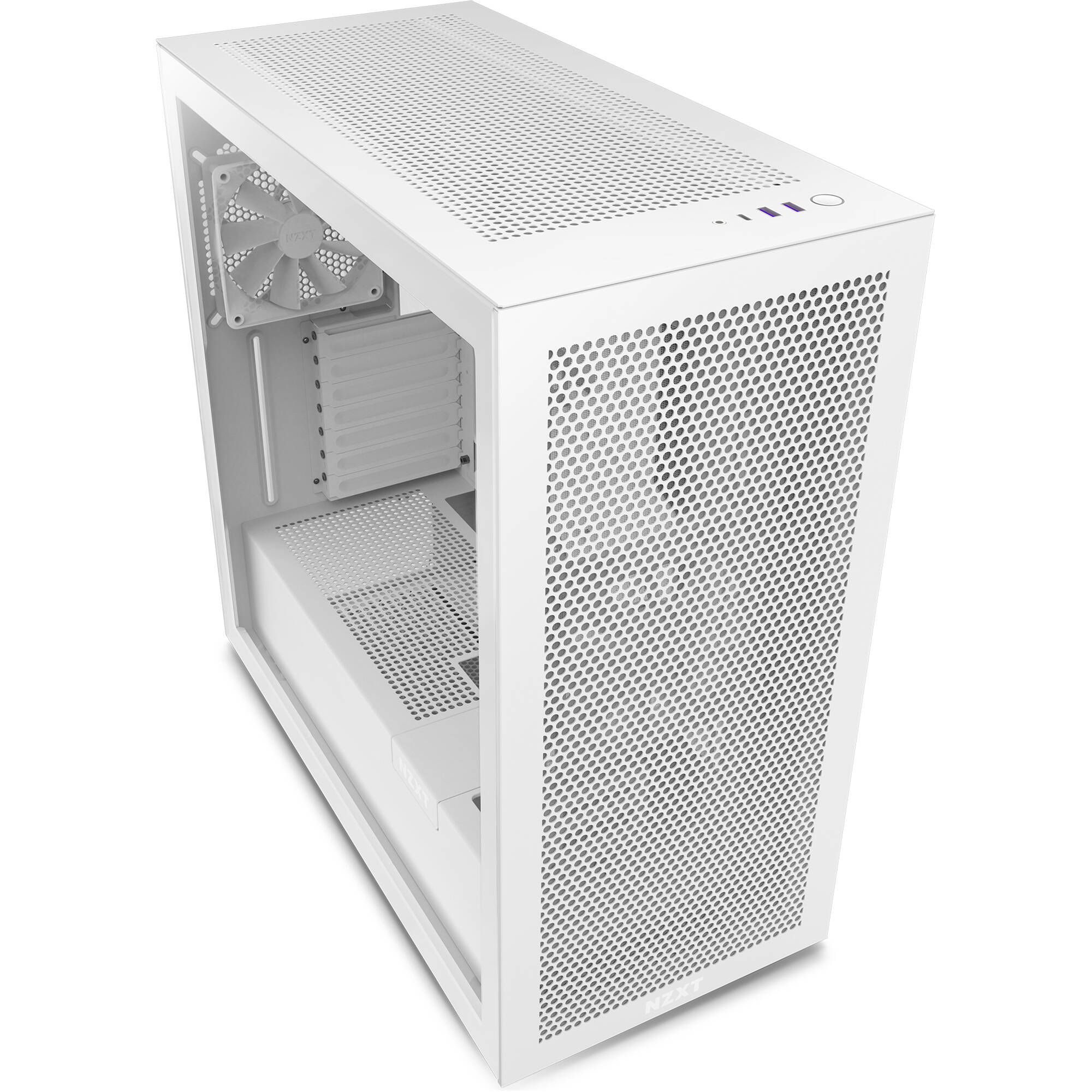 NZXT H7 Flow Mid Tower Case White CM H71FW 01 B H Photo Video
