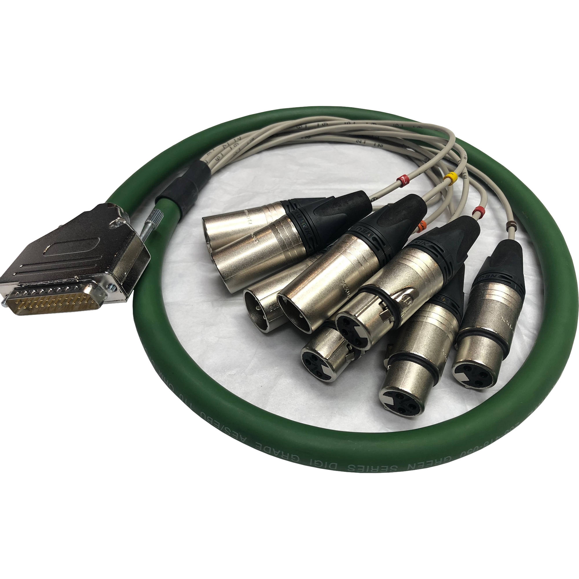 Prism Sound DB25 To XLR AES3 Breakout Cable 4 9 ADA 8XR