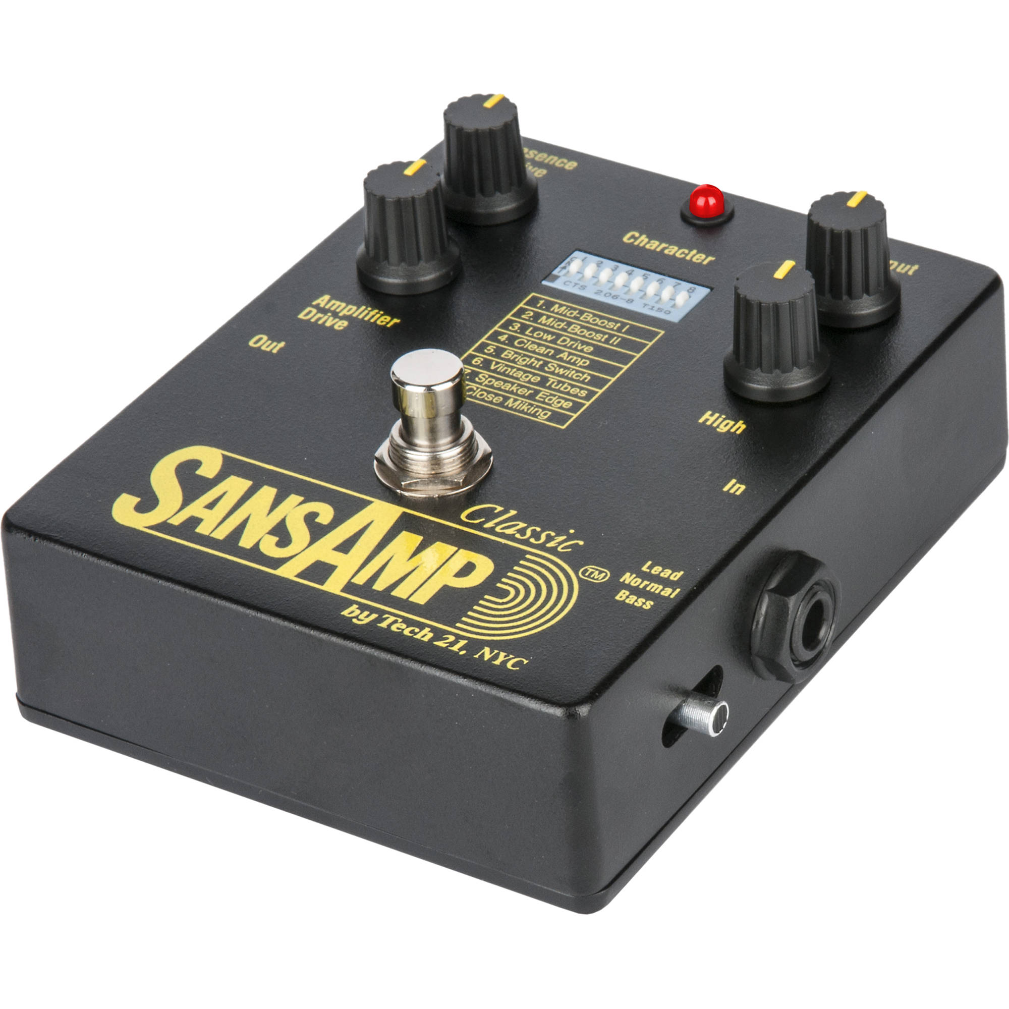 Pedale Effetti Tech 21 California Sansamp, Overdrive Analogico, Usato In Buone Condizioni