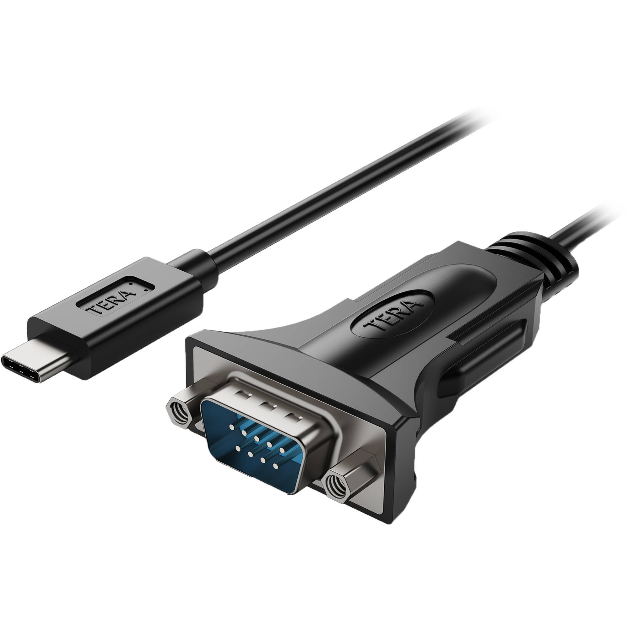 Tera Grand USB To RS232 Serial DB9 Adapter Cable – 6 Ft, FTDI Chipset, Supports Windows 11/10, Mac, Linux