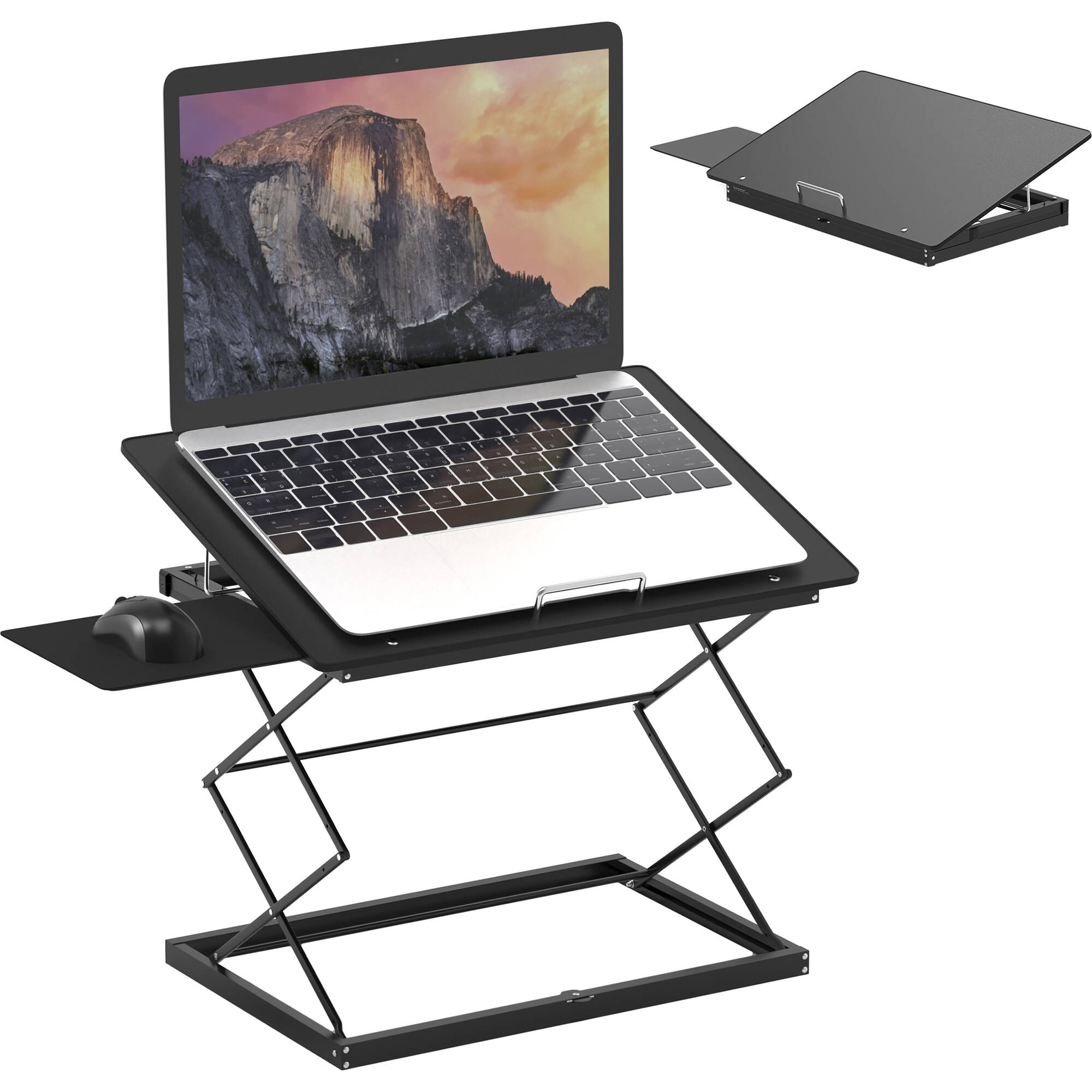 Uncaged Ergonomics Adjustable Laptop Stand - Portable Height & Tilt Stand For Desk