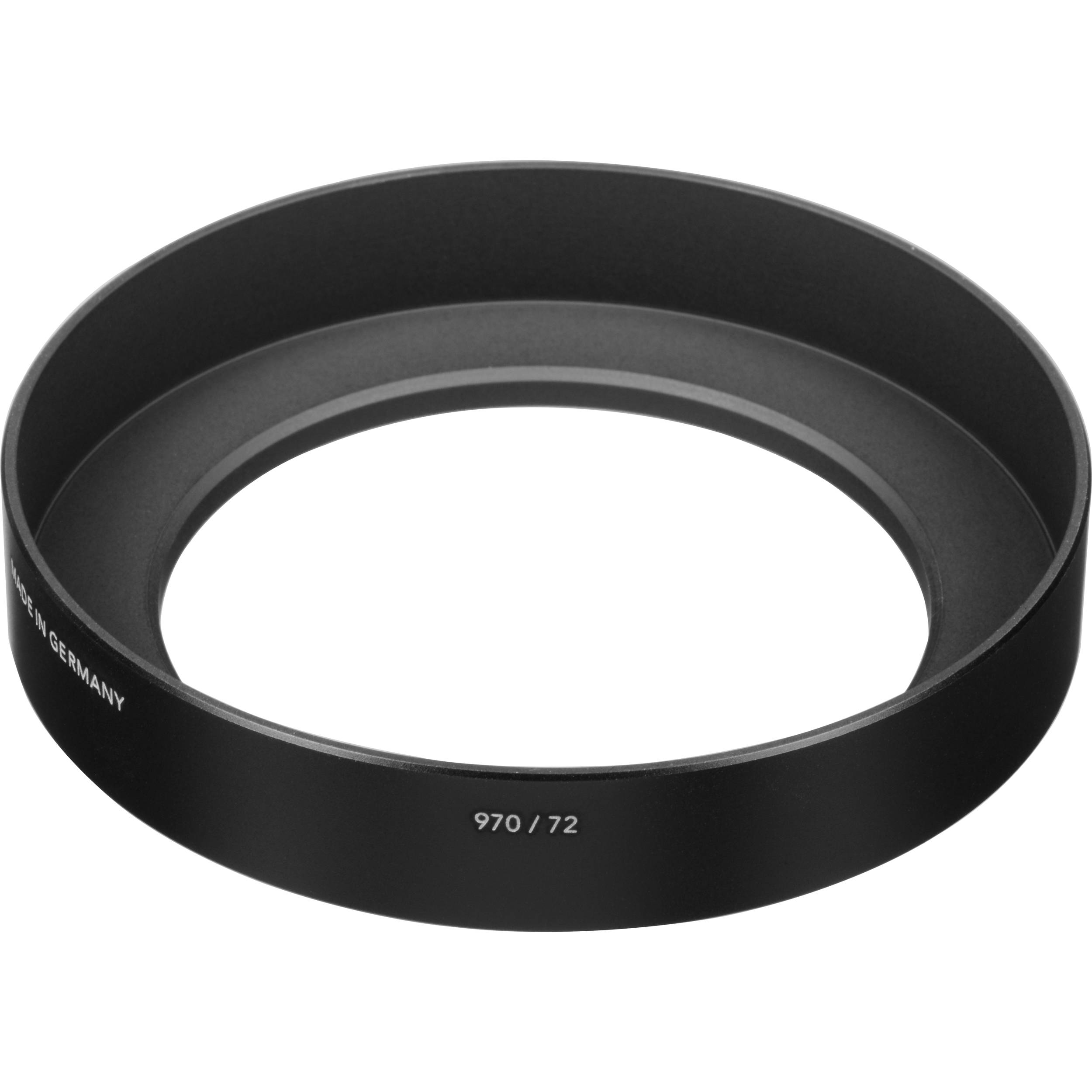 72mm Metal Wide Angle Screw-In Lens Hood – Round, For Canon Nikon Pentax Sony
