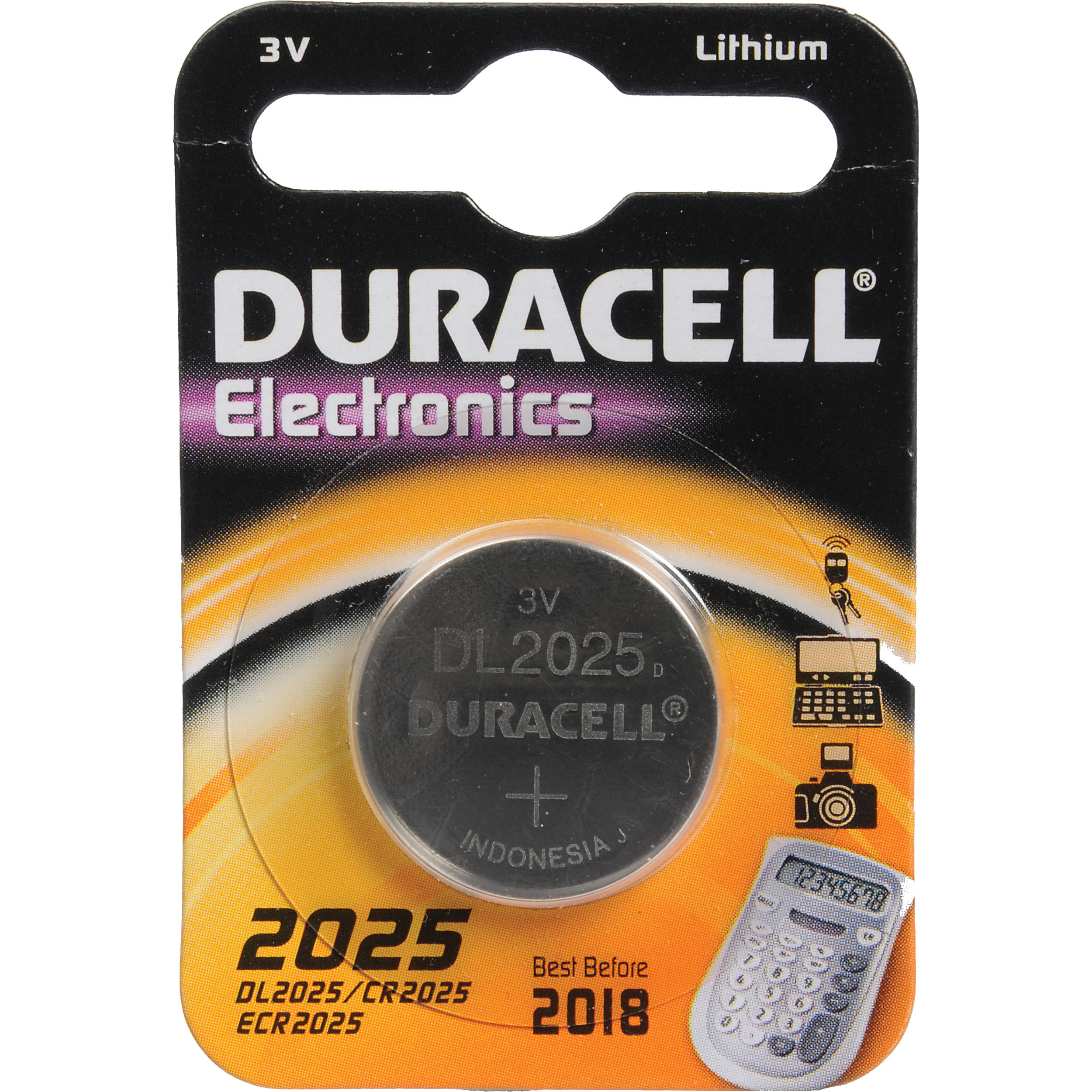 Duracell CR2025 3V Lithium Battery 160MAh DL2025BQ B H Photo