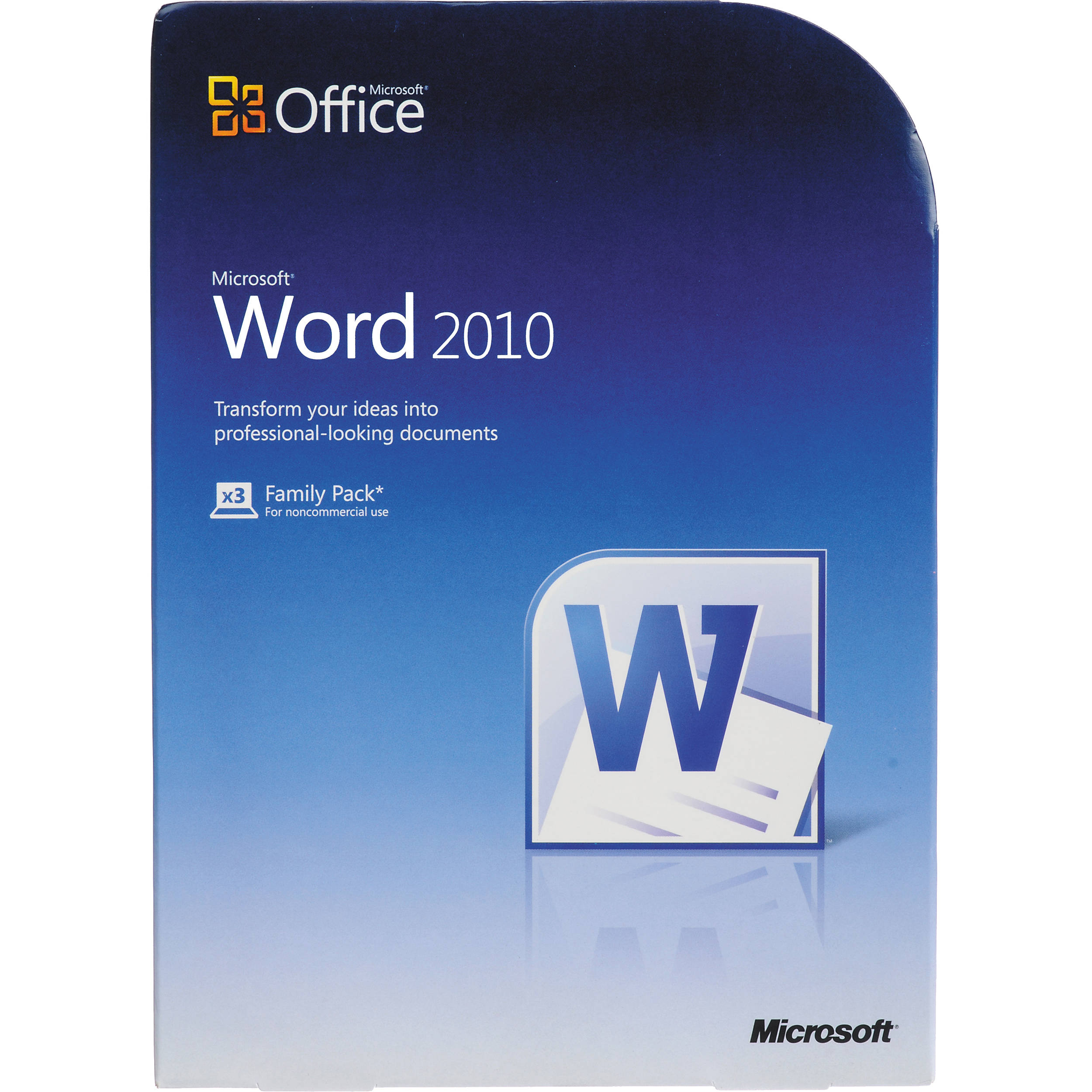 Microsoft Word Home And Student 2010 Software 79f 00316 Bandh