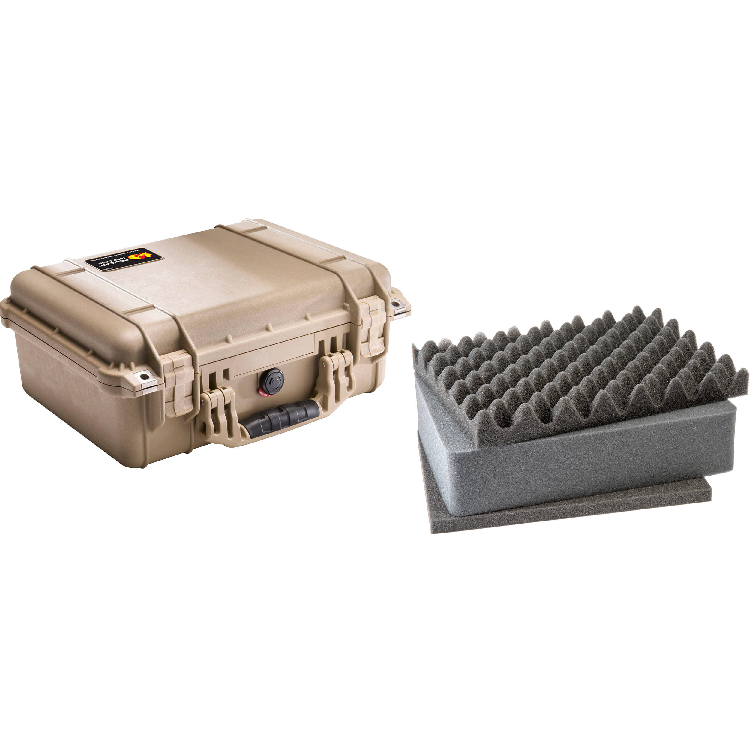 17in Hard Shell Protective Case With Pluck Foam - For Guns, Cameras, Drones - Pelican 1450 Style